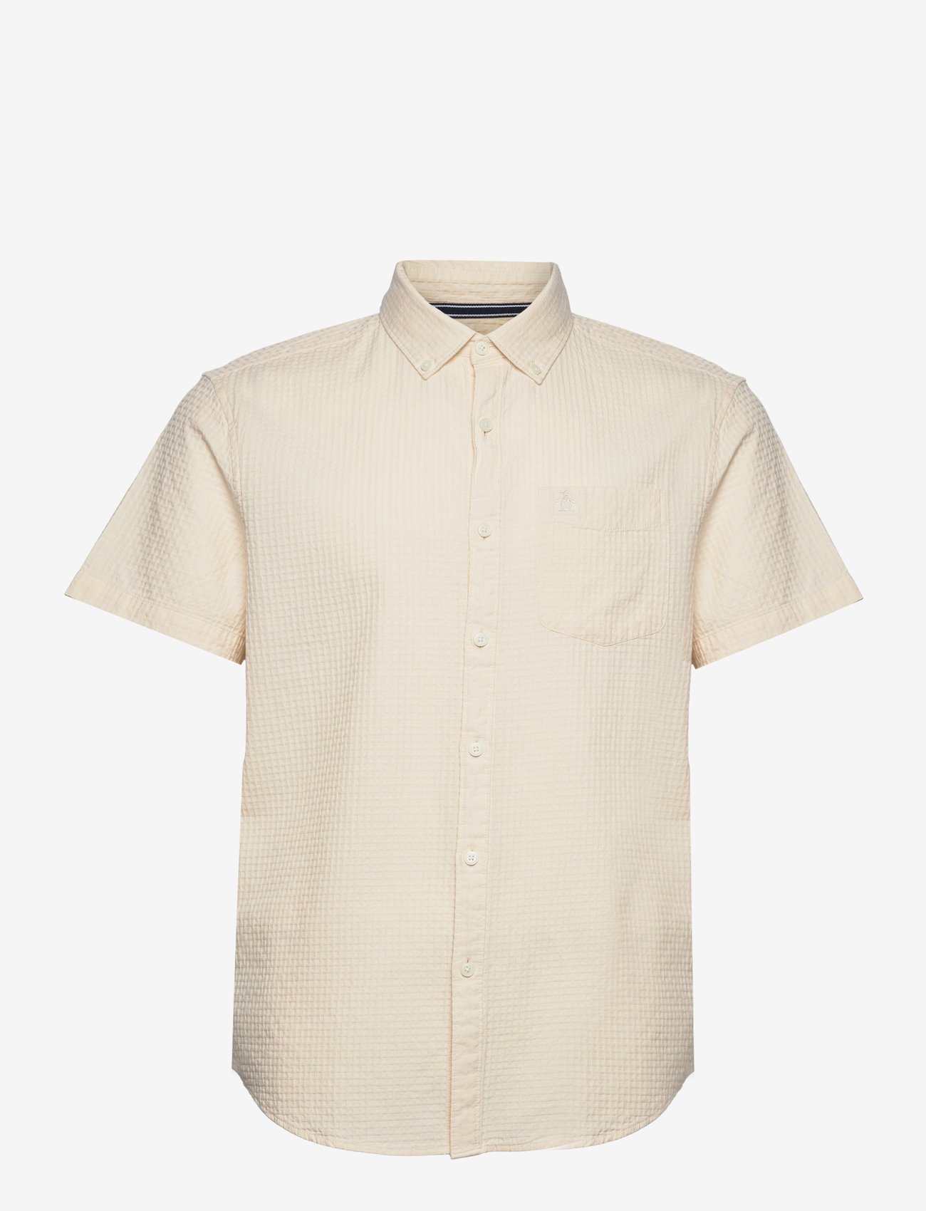 Original Penguin - SS CTTN TEXTURED DOB - birch - 0