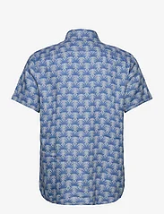 Original Penguin - SS DELAVE LNN AOP GE - short-sleeved shirts - tourmaline - 1