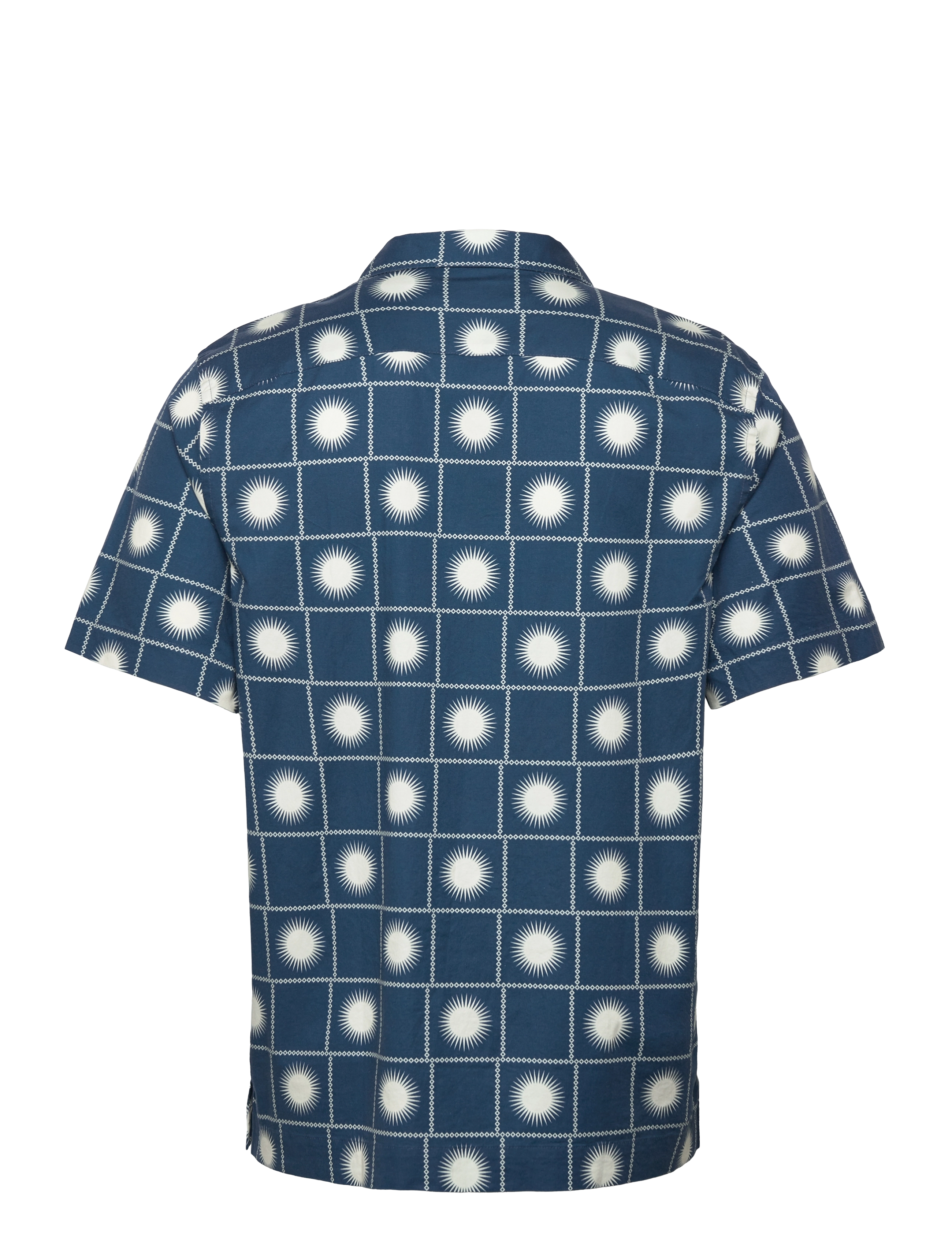 Original Penguin - SS CAMP DOBBY AOP SU - blue wing teal - 1