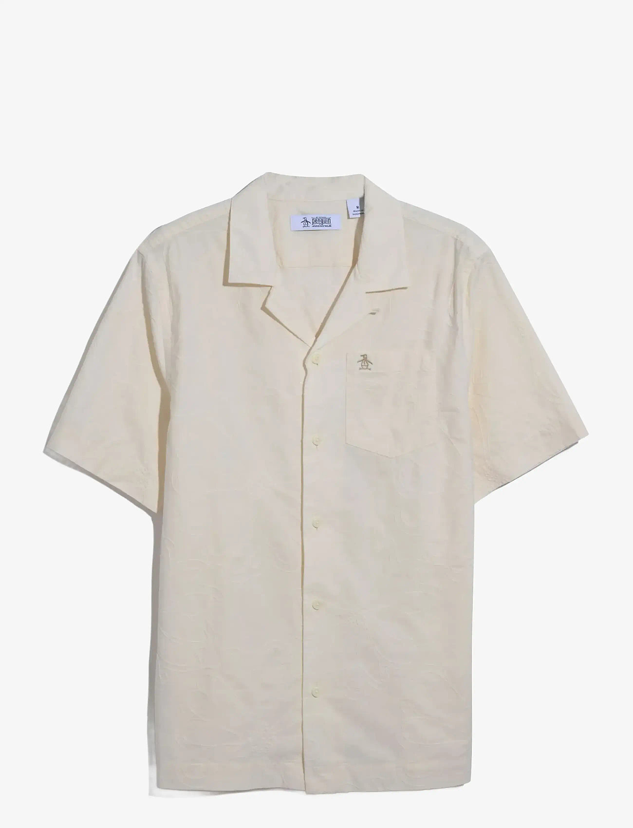Original Penguin - SS CAMP CTTN AO FLOW - kurzarmhemden - birch - 1