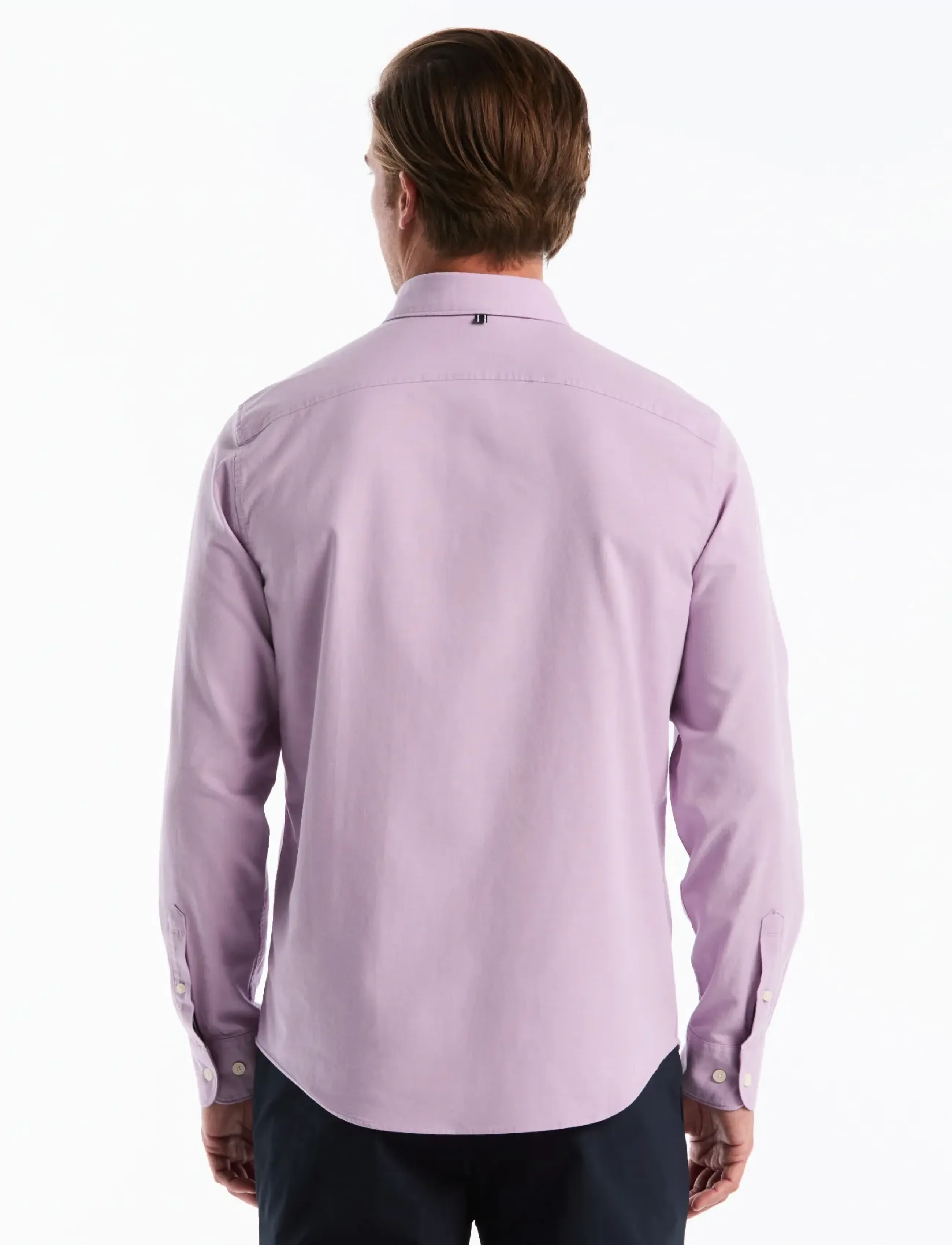 Original Penguin - LS OXFORD STRTCH NO - oksfordo marškiniai - lavendula - 2