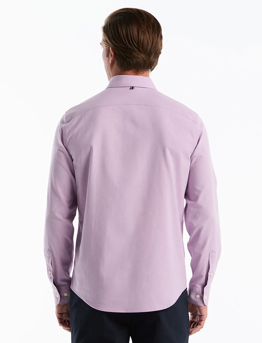 Original Penguin - LS OXFORD STRTCH NO - oksfordo marškiniai - lavendula - 2