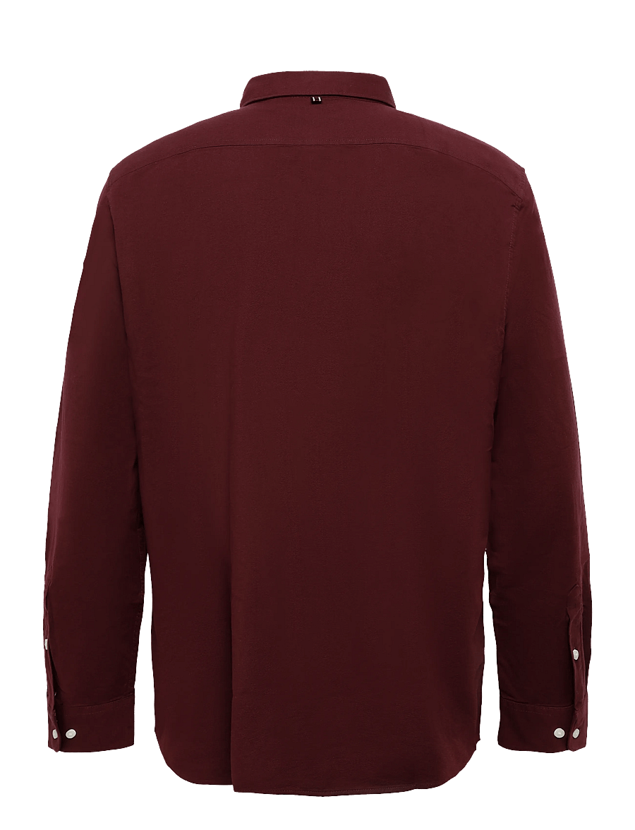 Original Penguin - LS OXFORD STRTCH NO - oxfordi särgid - port royale - 1