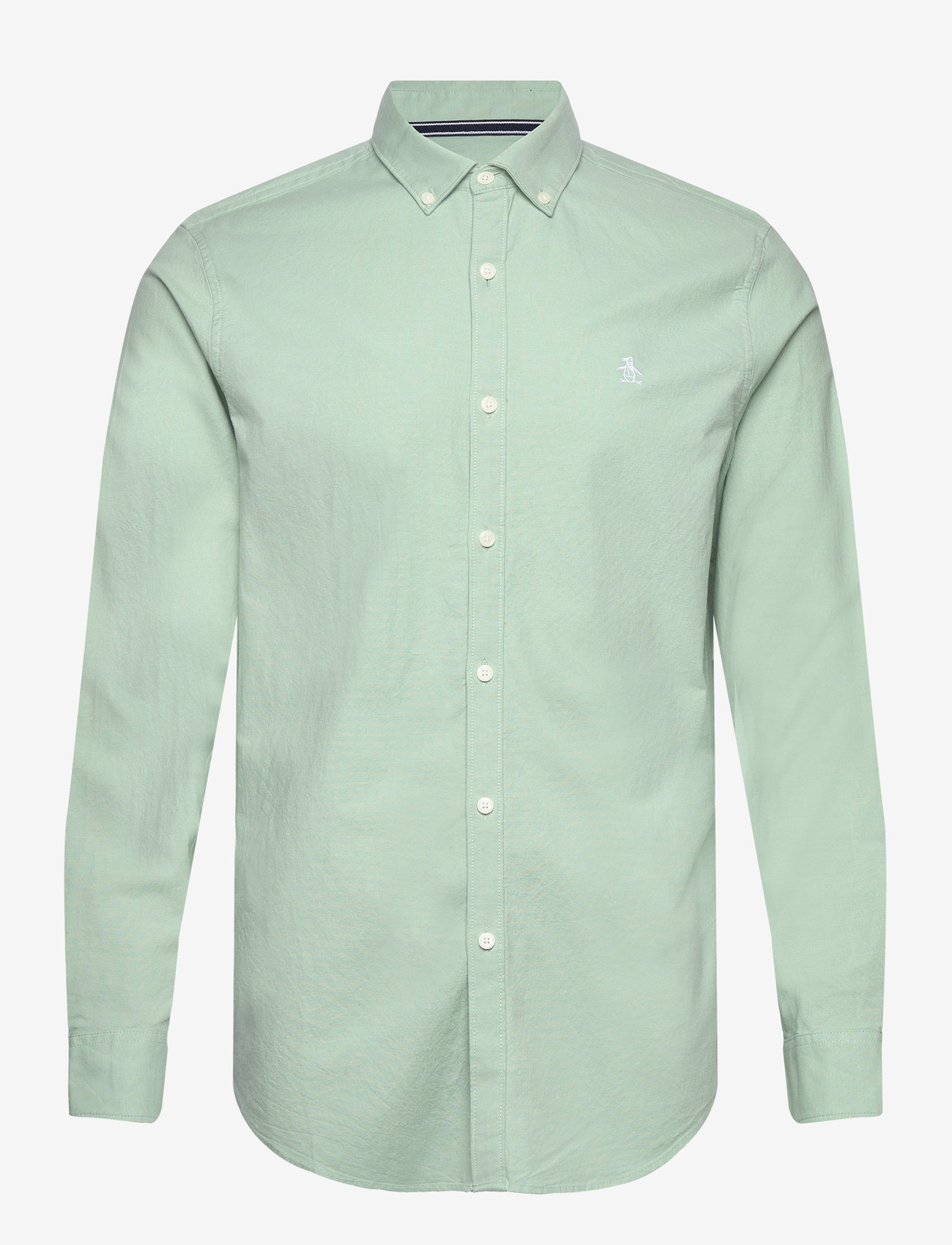 Original Penguin - SS OXFORD STRTCH NO SHIRT - oxford skjorter - silt green - 0