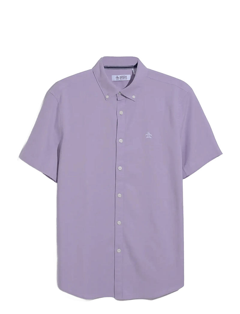 Original Penguin - SS OXFORD STRTCH NO SHIRT - kortærmede skjorter - lavendula - 1
