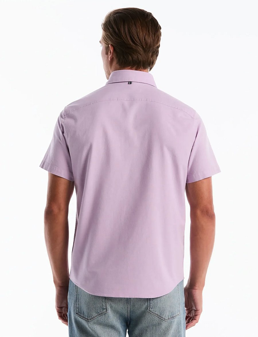Original Penguin - SS OXFORD STRTCH NO SHIRT - lühikeste varrukatega särgid - lavendula - 2