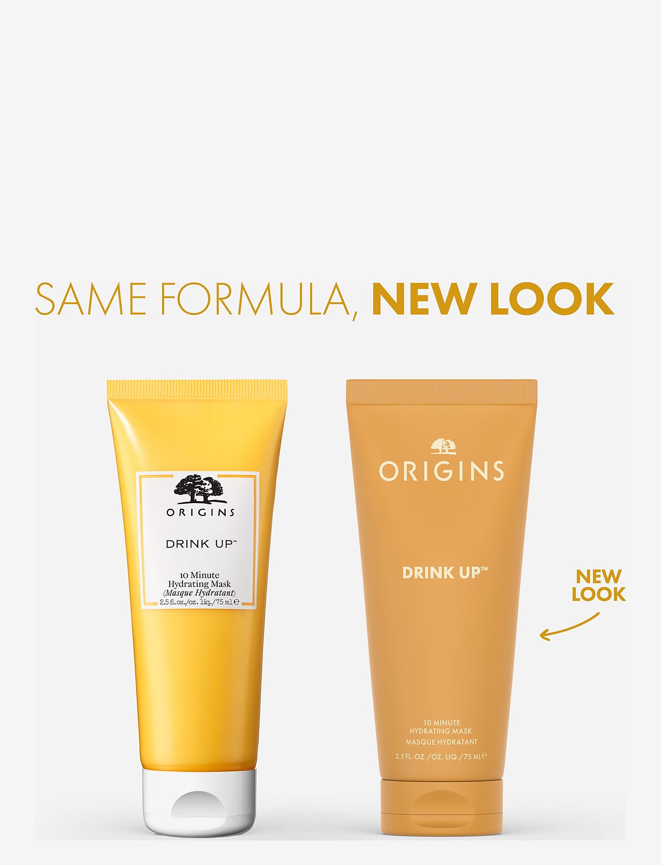 Origins - Drink Up 10 Minute Hydrating Mask with Apricot - fuktighetsgivende masker - clear - 1