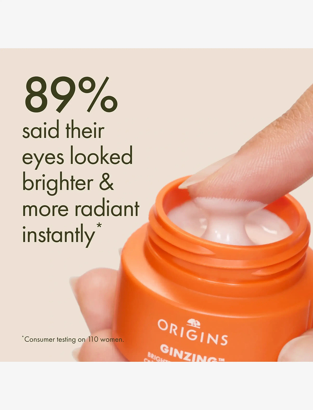 Origins - Ginzing Brightening Eye Cream - Cool - Ögonkräm - clear - 5