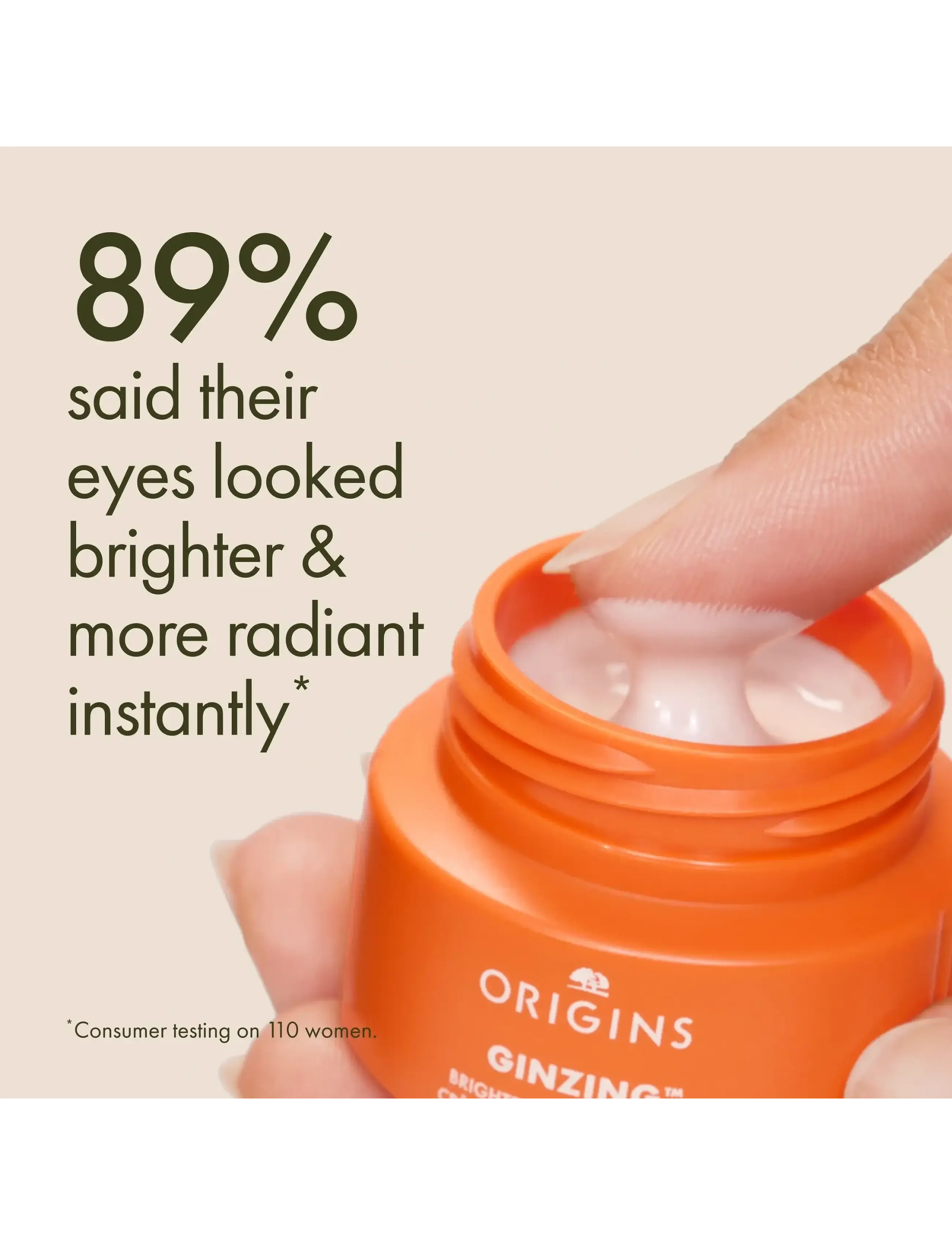 Origins - Ginzing Brightening Eye Cream - Cool - Øyekrem - clear - 5