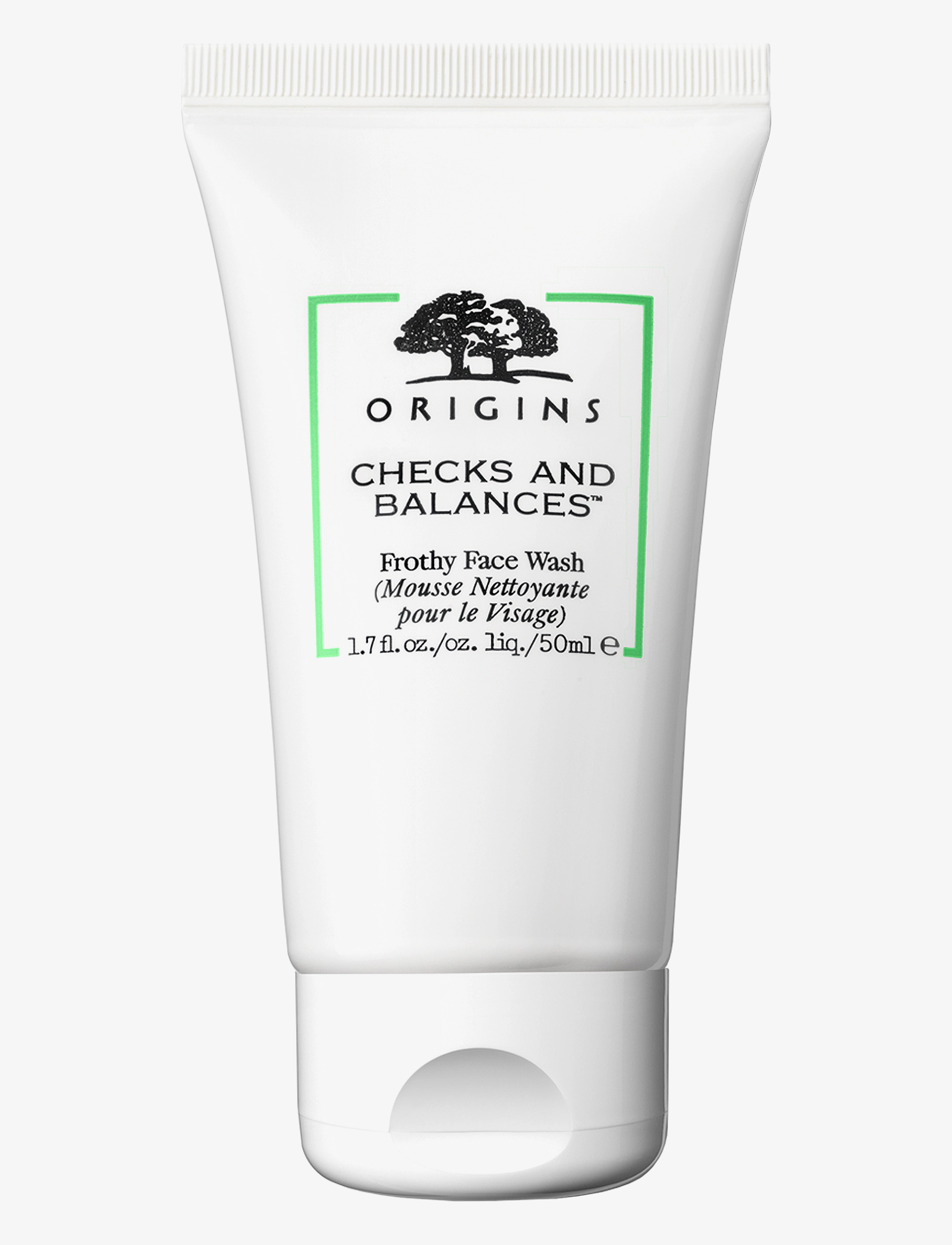 Origins Checks And Balances Frothy Face Wash Travel Size Cleanser, Mousse Cleanser, Nude, Str: 50 ml