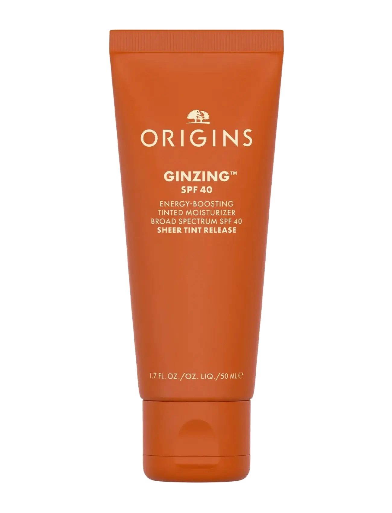 Origins Ginzing Spf 40 Energy-Boosting Tinted Moisturizer, 50 ml, Fugtighedscreme > Dagcreme, Dame