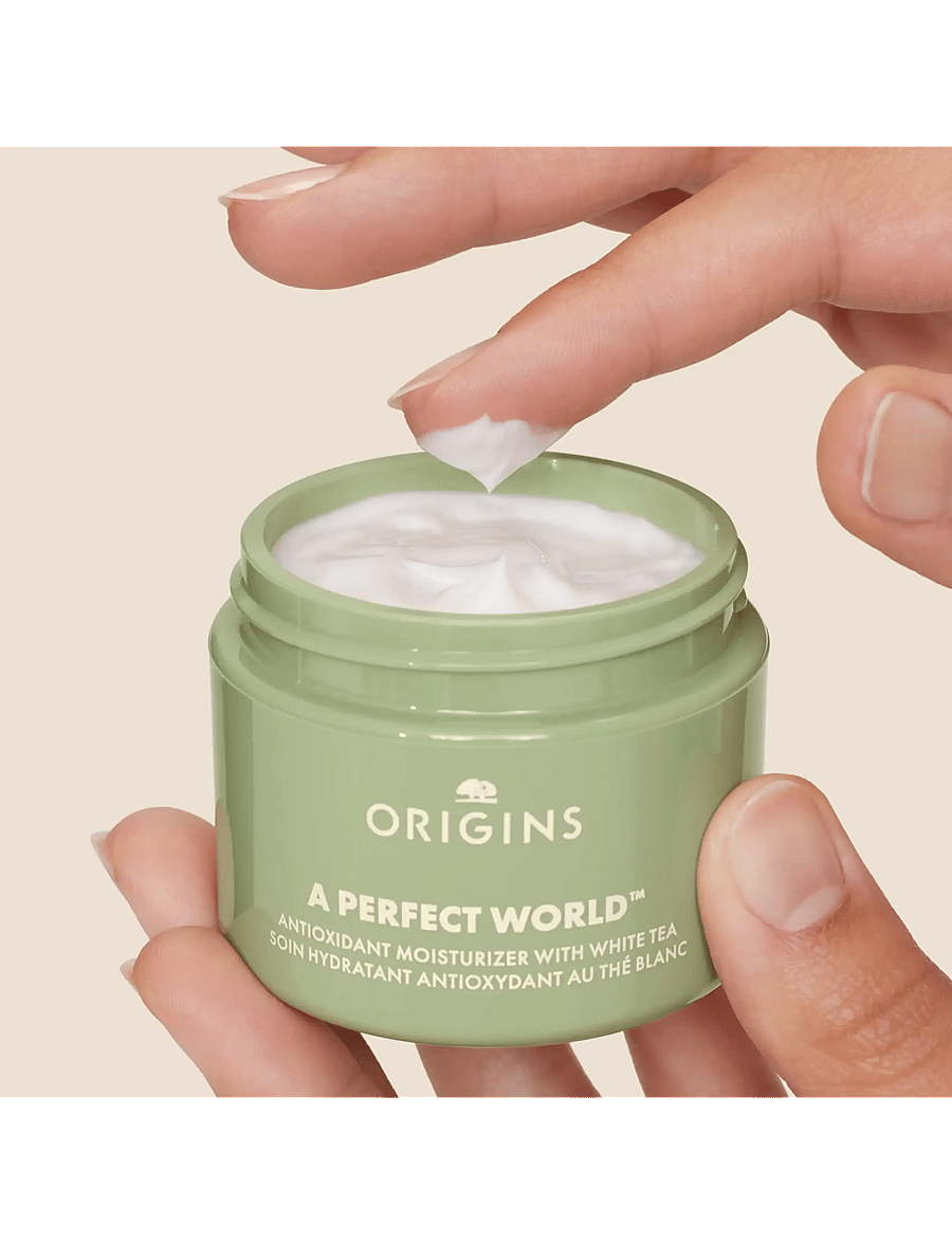 Origins - A Perfect World Antioxidant Moisturizer with White Tea - sommerens hudpleje - clear - 2