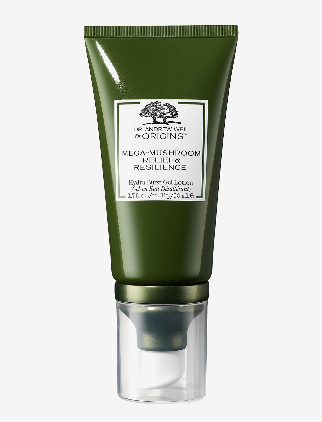 Origins - Dr. Weil Mega-Mushroom Relief & Resilience Hydra Burst Gel Lotion - sommerens hudpleje - clear - 0