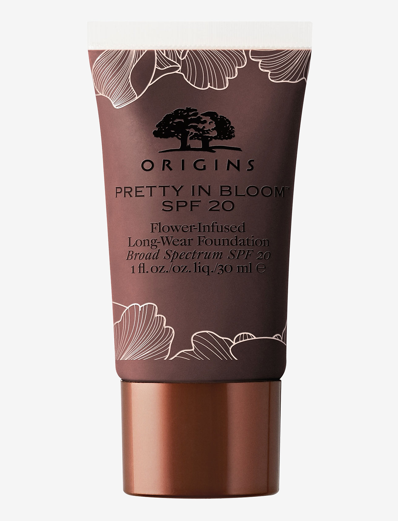 Origins - Pretty in Bloom™ Flower-Infused Long-Wear Foundation SPF 2 - party wear at outlet prices - very deep cool - 0