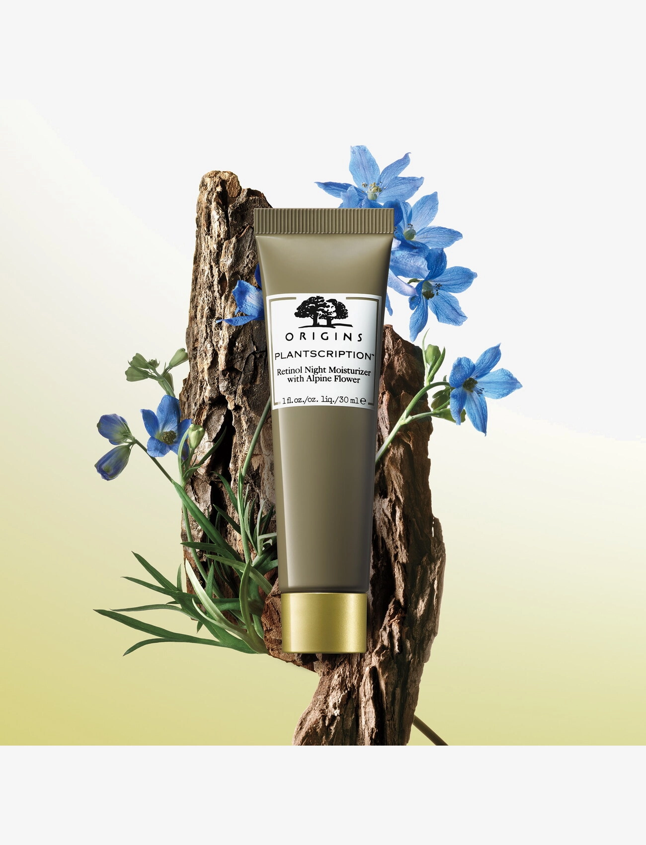 Origins - Plantscription Retinol Night Moisturizer with Alpine Flower - sommerens hudpleje - clear - 2