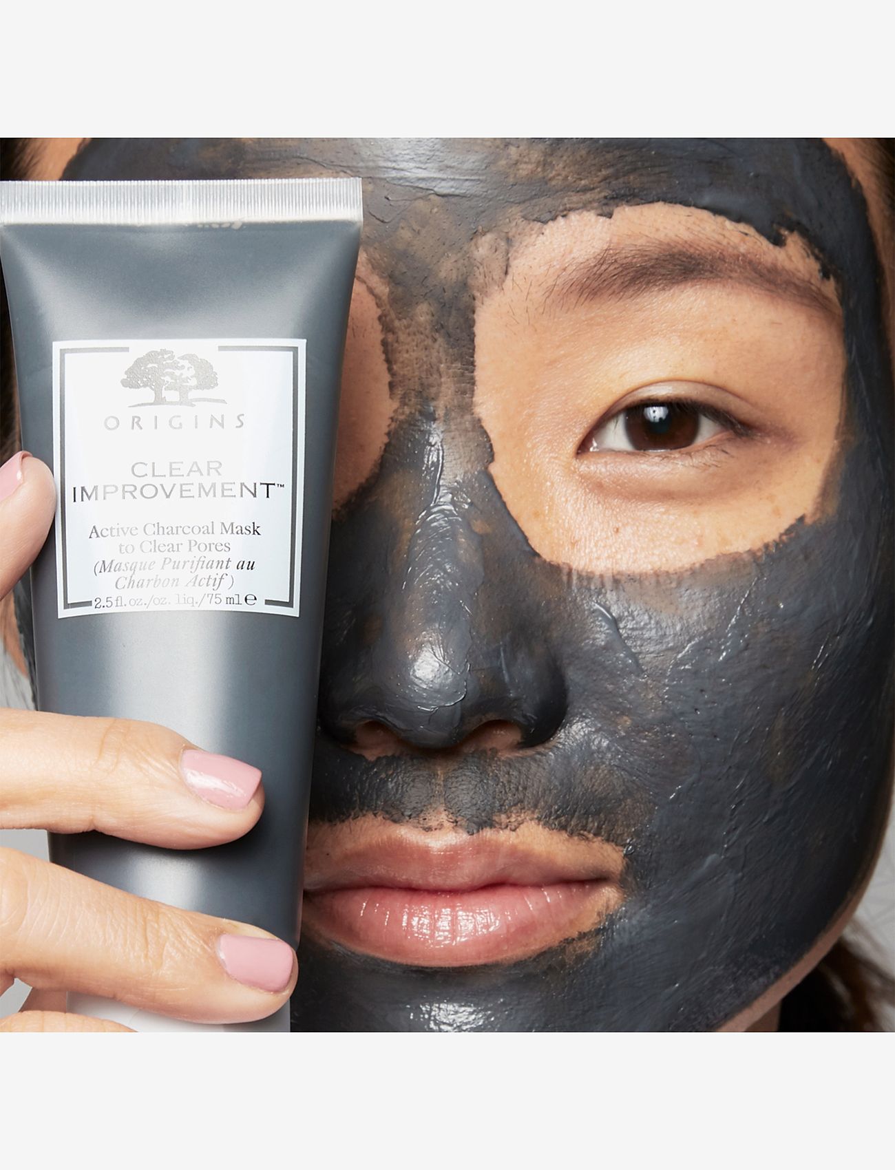 Origins - Clear Improvement Active Charcoal Mask - lermasker - clear - 2