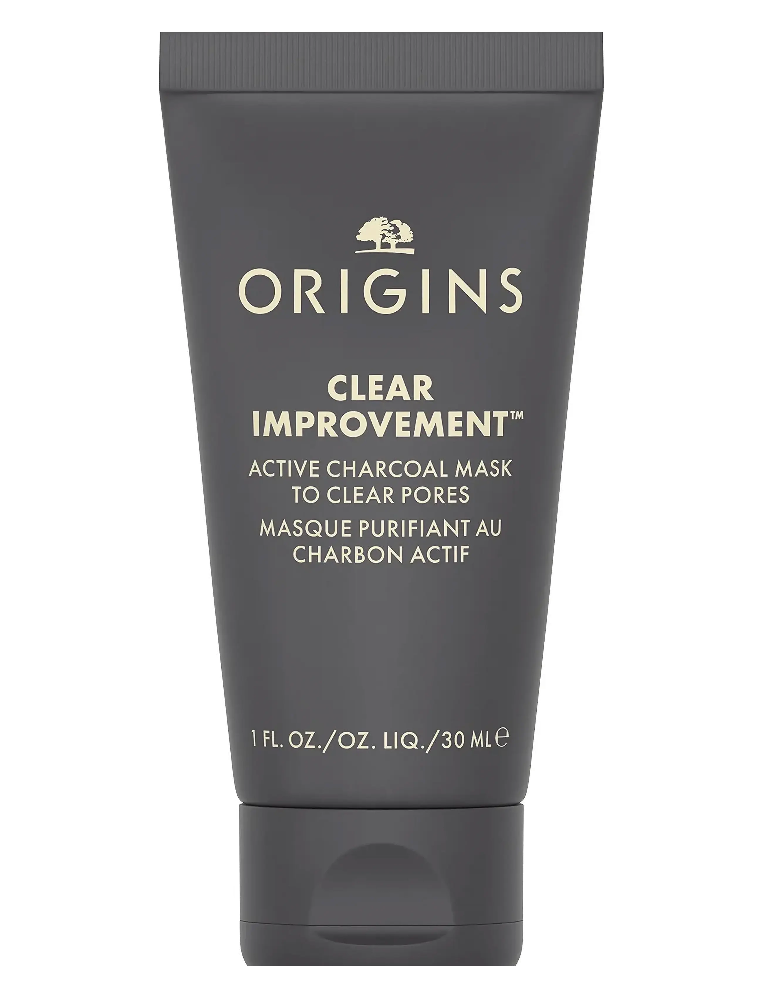 Origins Clear Improvement Active Charcoal Mask, 30 ml, Nude, Ansigtsmasker > Detox-Maske, Dame