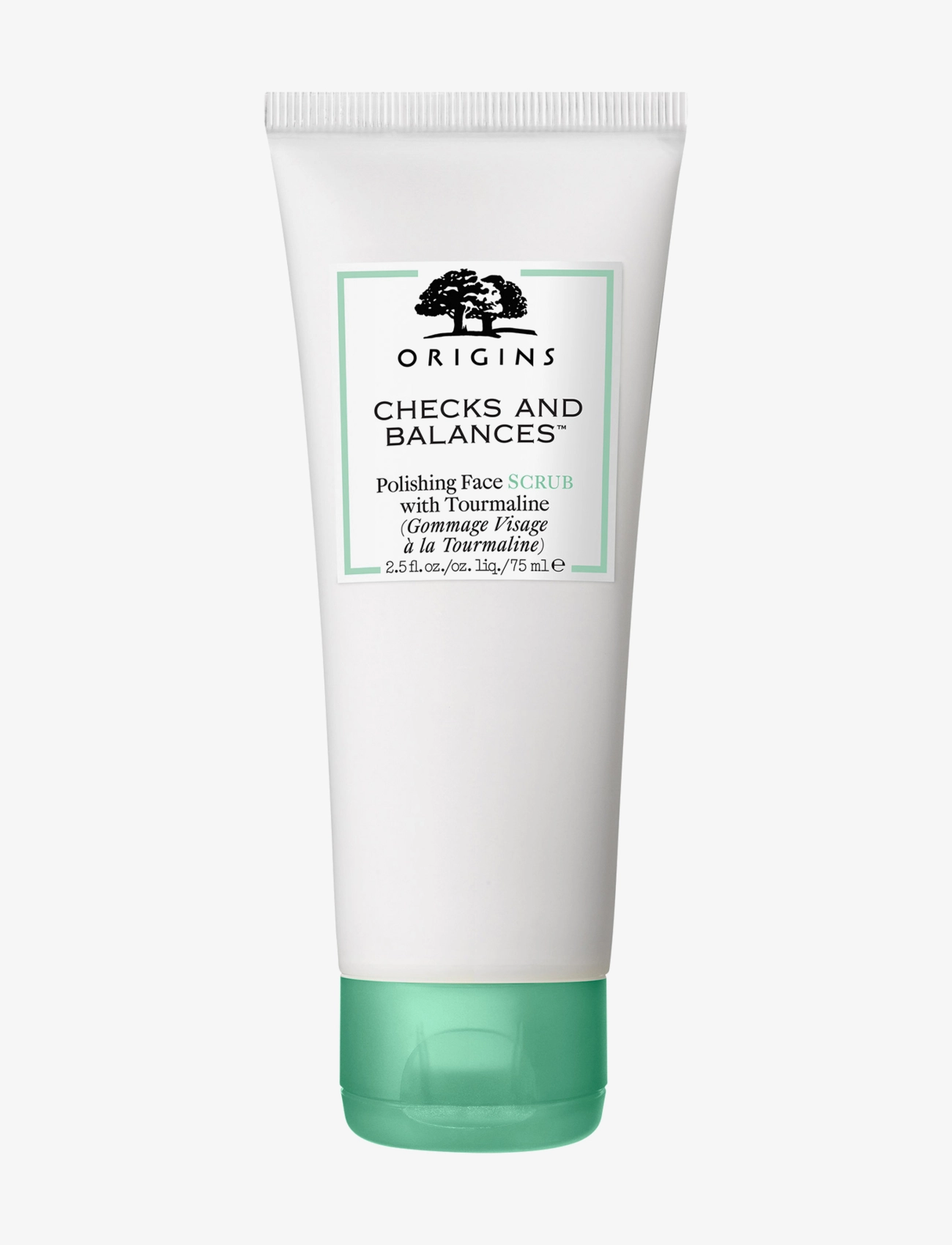 Origins Checks And Balances Polishing Face Scrub With Tourmaline, 75 ml, Nude, Ansigt > Peelings, Dame