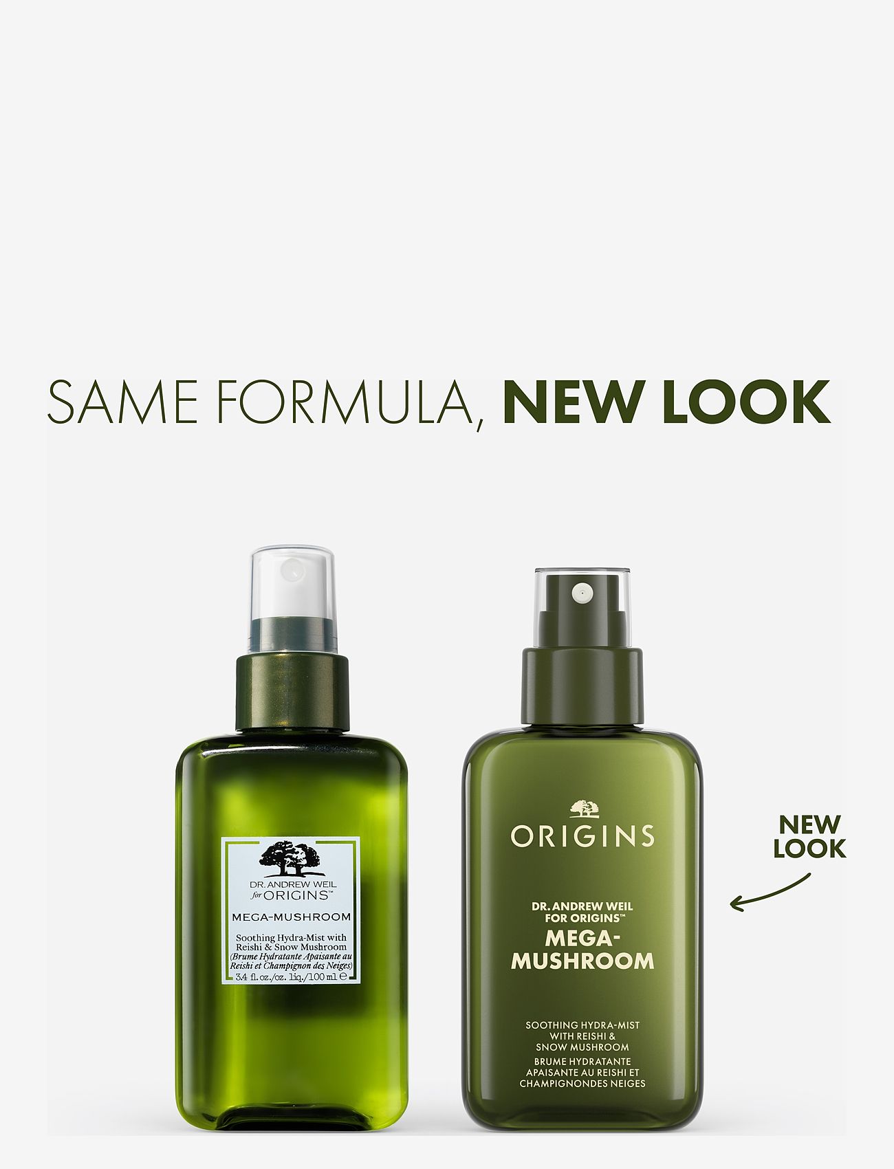Origins - Dr. Weil Mega-Mushroom Soothing Hydra-Mist - ansiktsmist - clear - 1