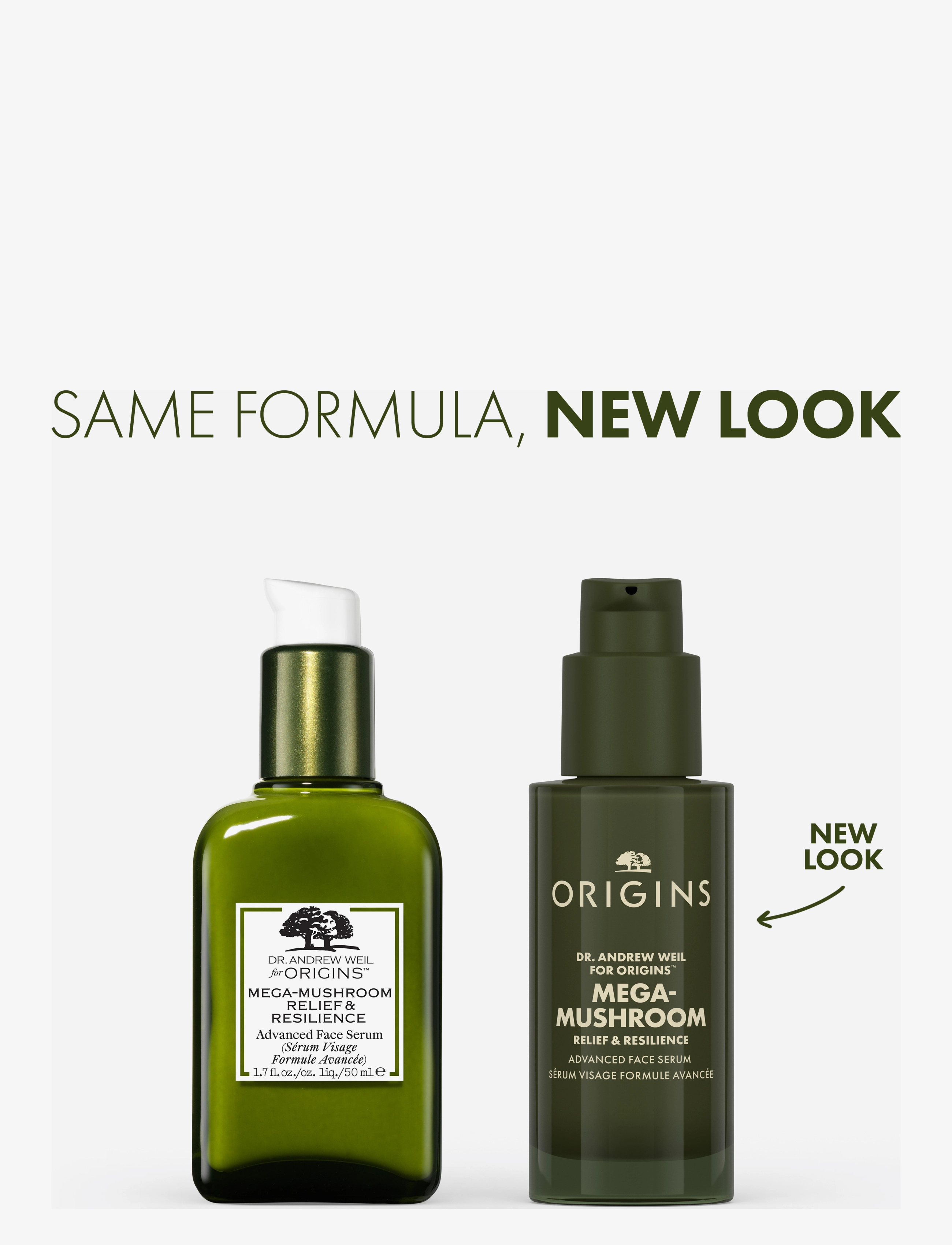 Origins - Dr. Weil Mega-Mushroom Relief & Resilience Advanced Face Serum - serum & olier - no colour - 1