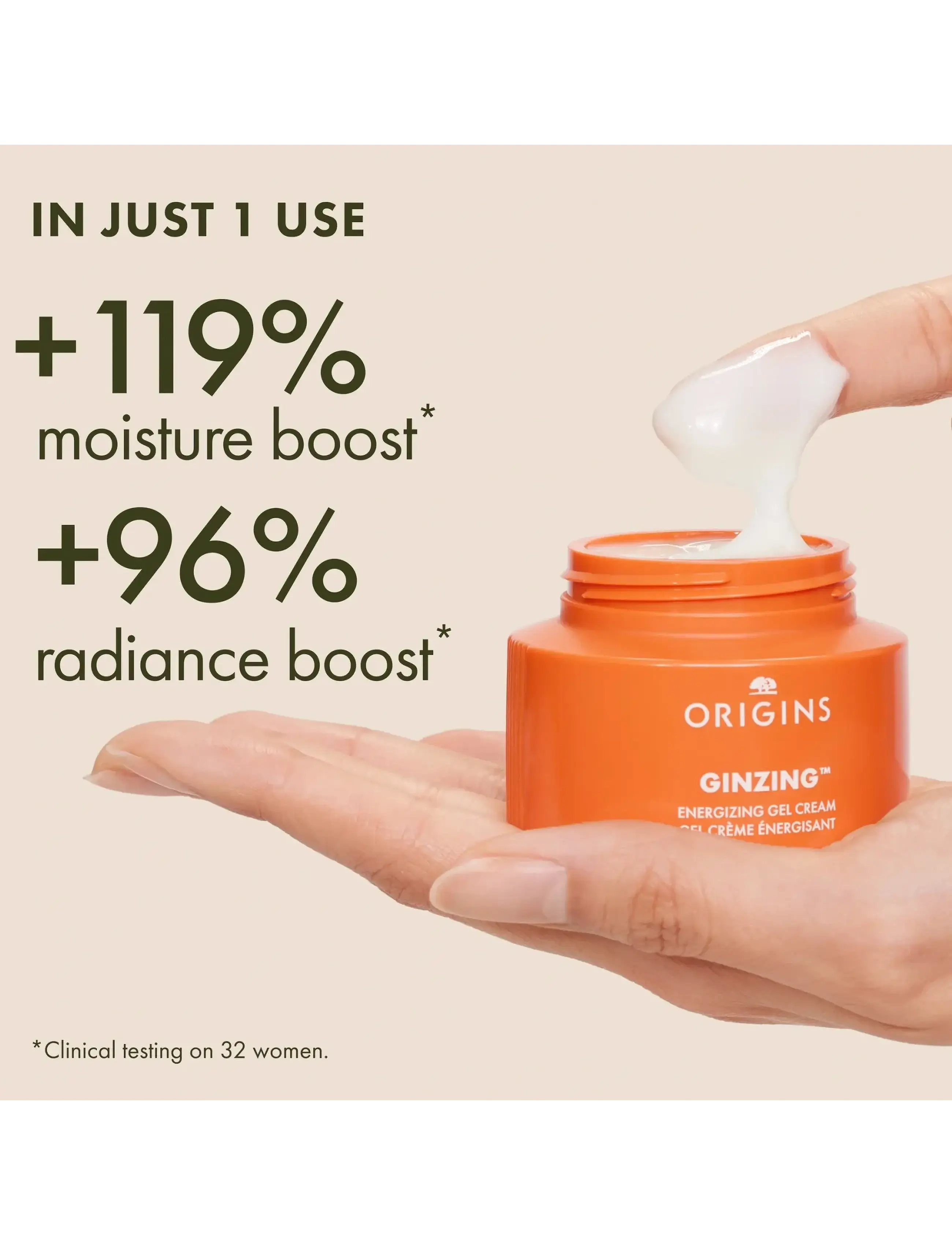 Ginzing Energizing Gel Cream With Caffeine + Niacinamide 4