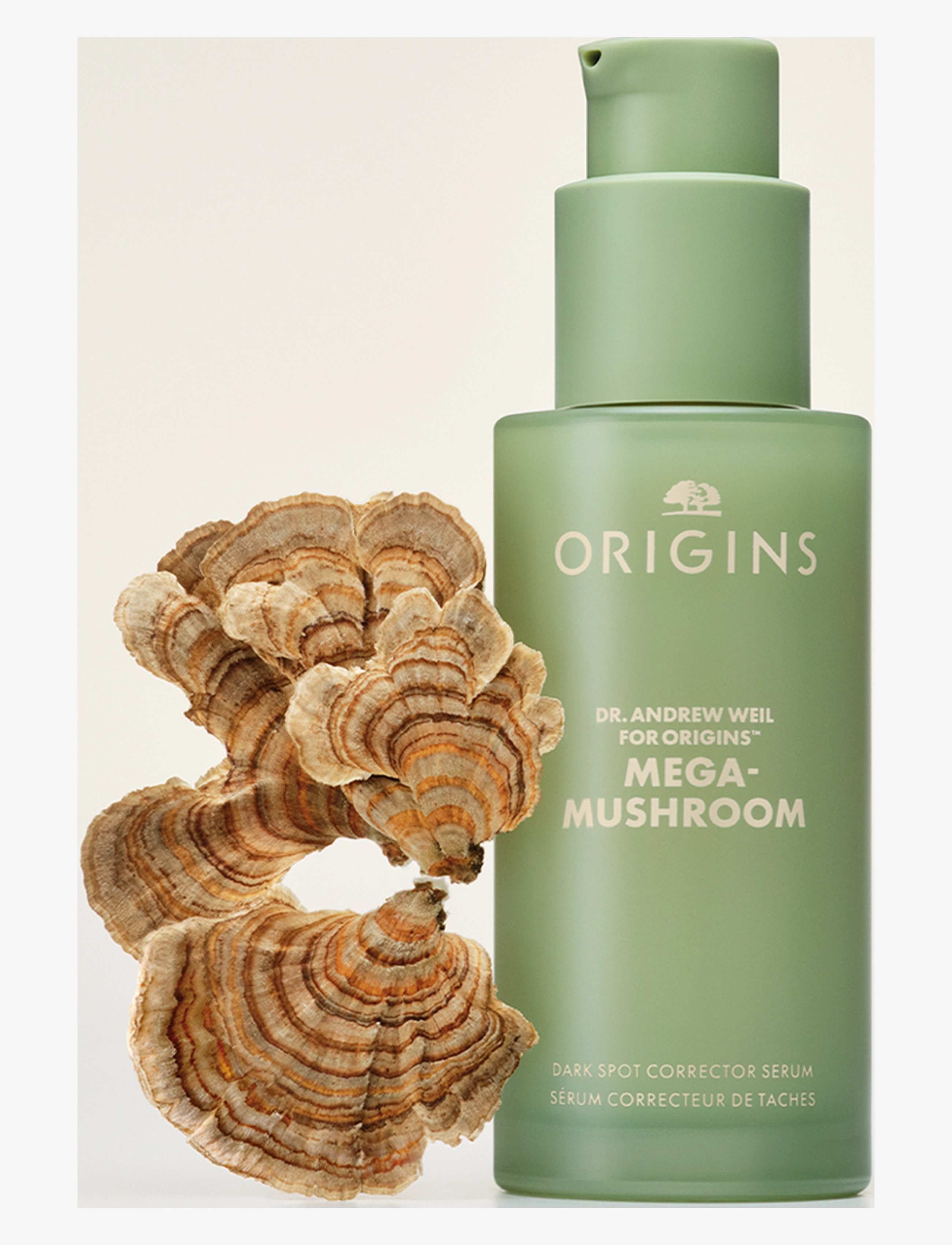 Origins - Dr. Weil Mega-Mushroom Dark Spot Corrector Serum - serum & olier - clear - 5