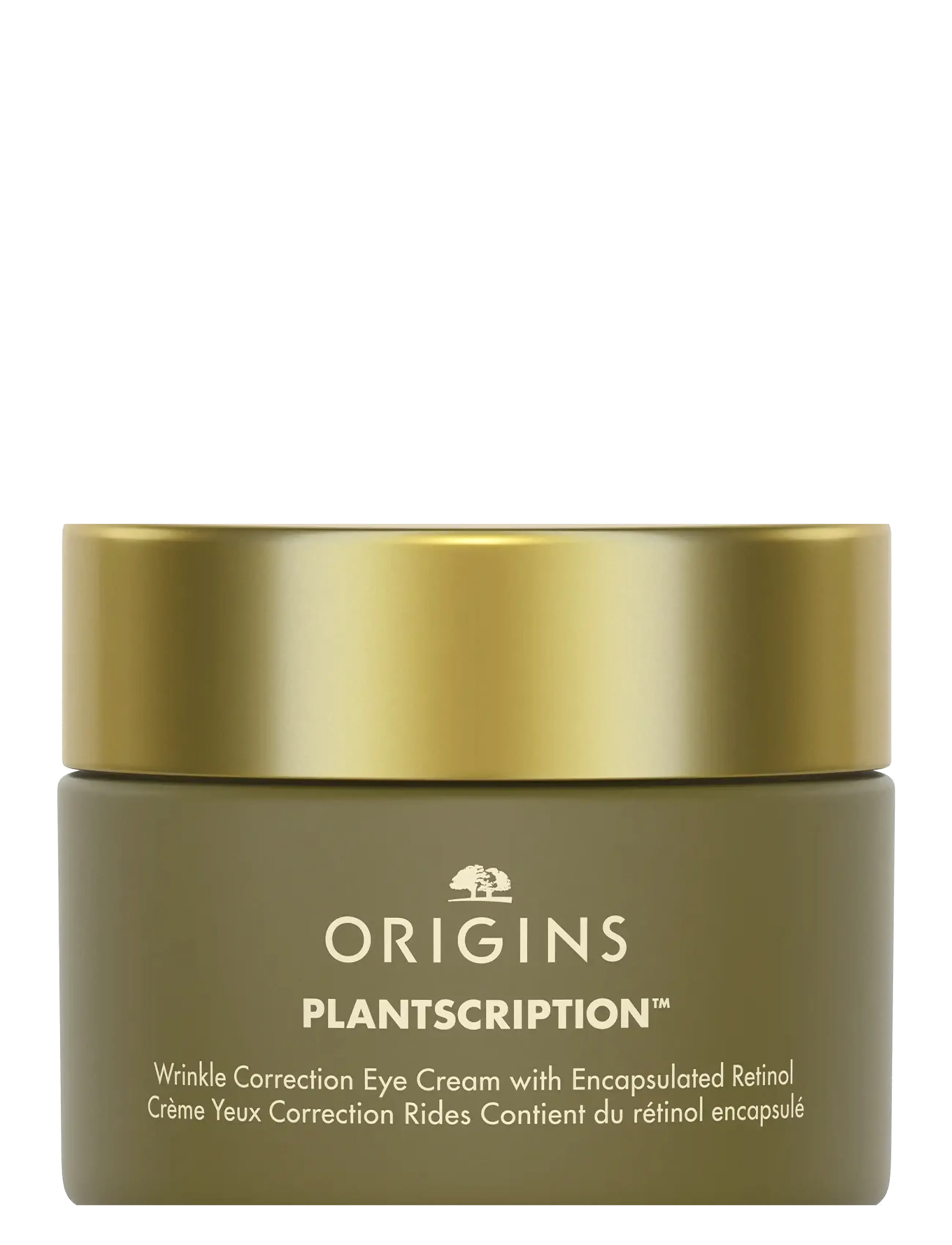 Origins Plantscription Wrinkle Correction Eye Cream With Encapsulated Retinol, Øjenpleje, Nude, Str: 15 ml