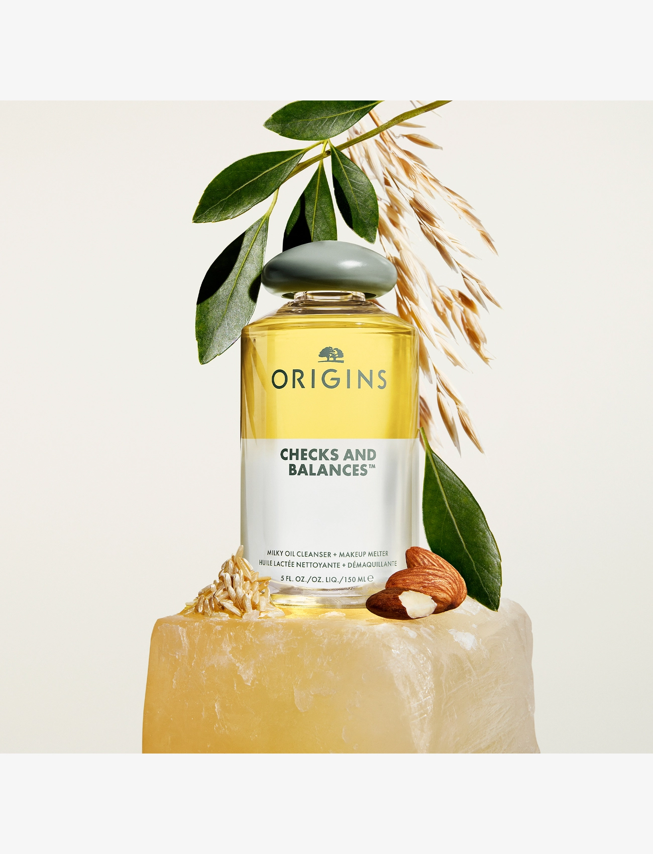 Origins - Checks and Balances Milky Oil Cleanser + Makeup Melter - rensemælk - clear - 2