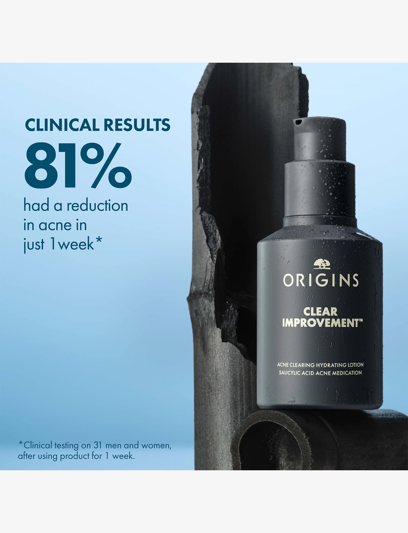 Origins - Clear Improvement Acne & Blackhead Clearing Hydrating Moisturizer Lotion - fuktpleie - multi - 4