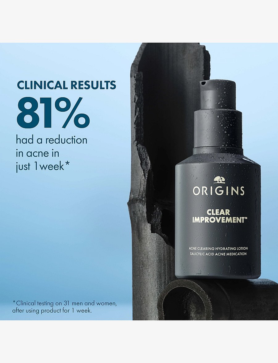 Origins - Clear Improvement Acne & Blackhead Clearing Hydrating Moisturizer Lotion - fuktkrämer - multi - 4