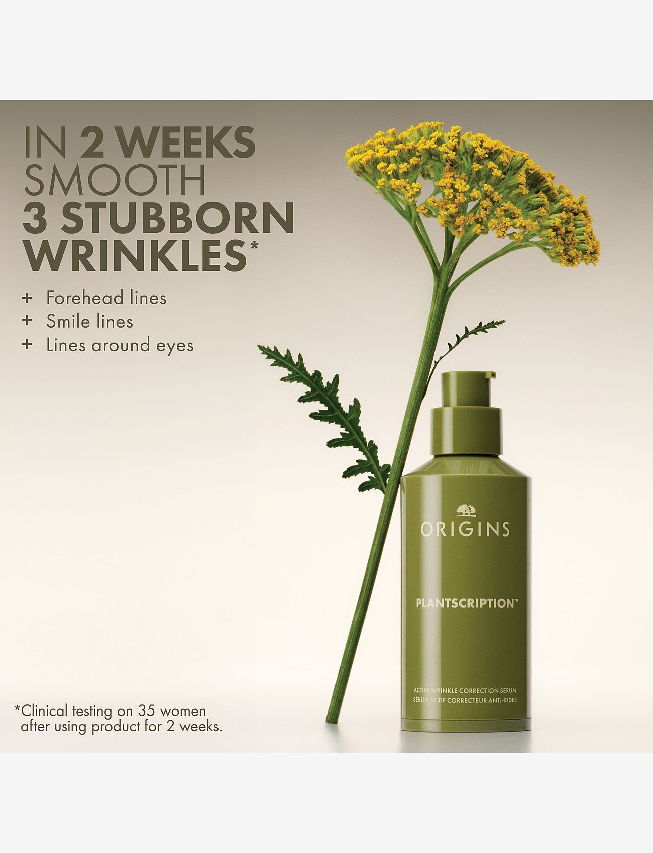 Origins - Plantscription Active Wrinkle Correction Serum - serum & oljor  - clear - 2