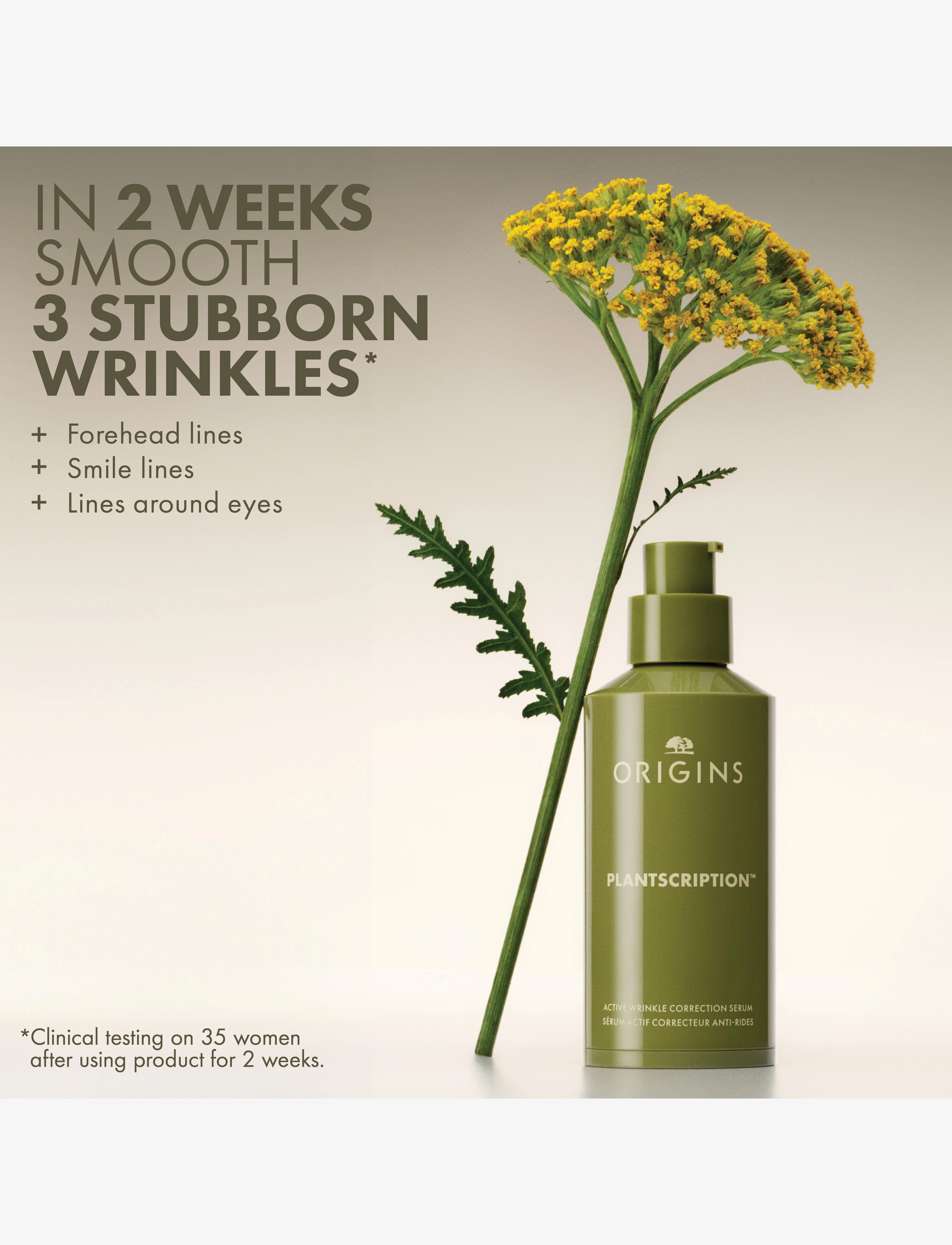 Origins - Plantscription Active Wrinkle Correction Serum - serum & olier - clear - 2