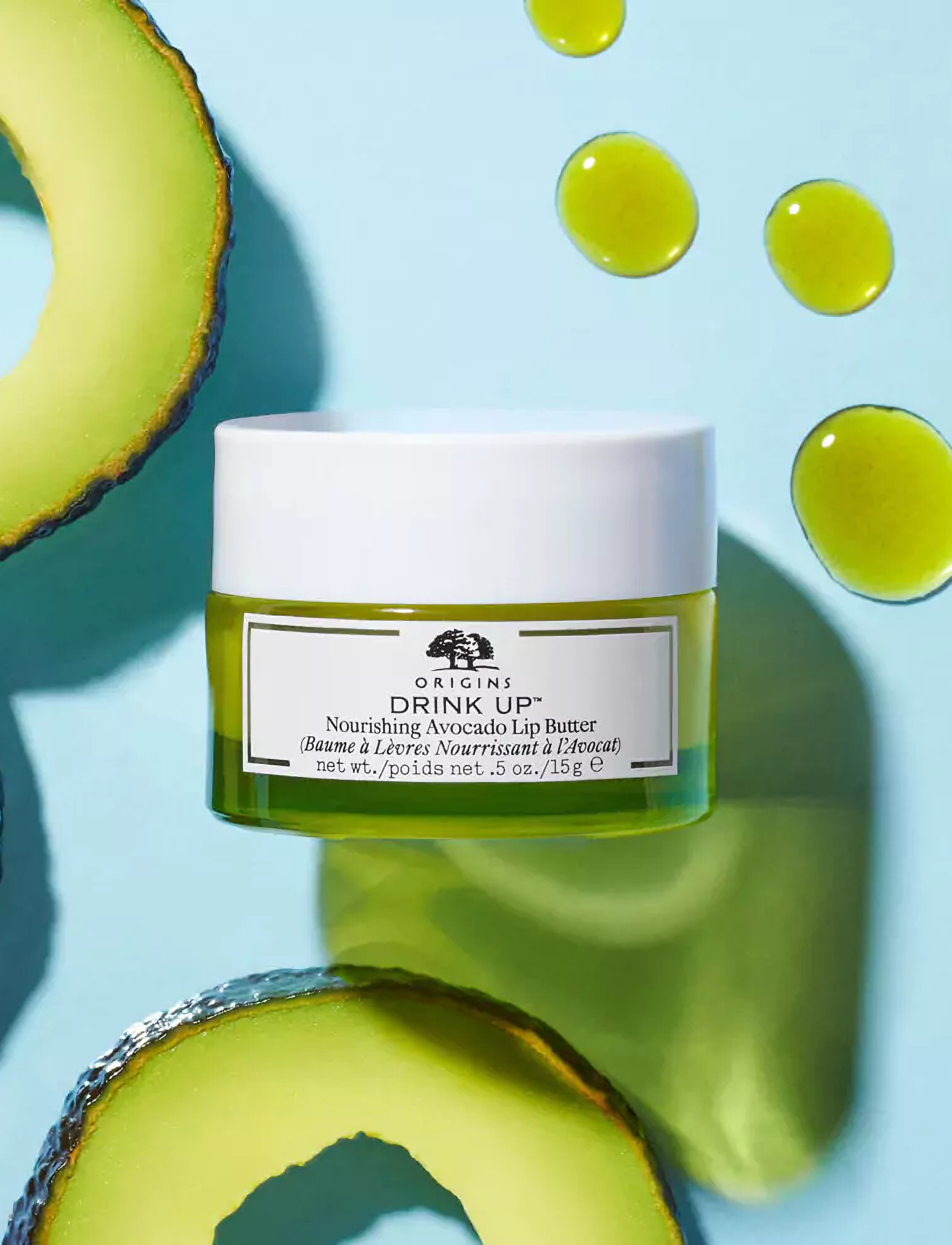 Origins Drink Up Nourishing Avocado Lip Butter, 15 g, Nude, Ansigt > Læbepleje, Dame