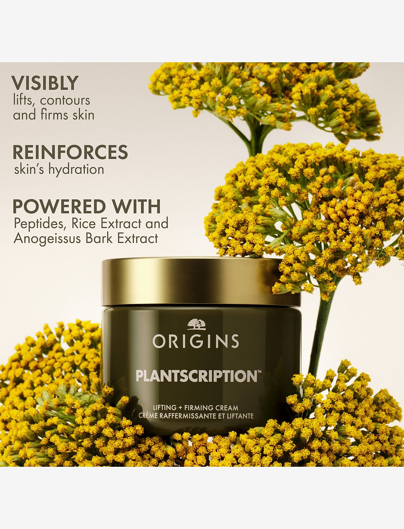 Origins - Plantscription Lifting + Firming Cream - sommarens hudvård  - clear - 2