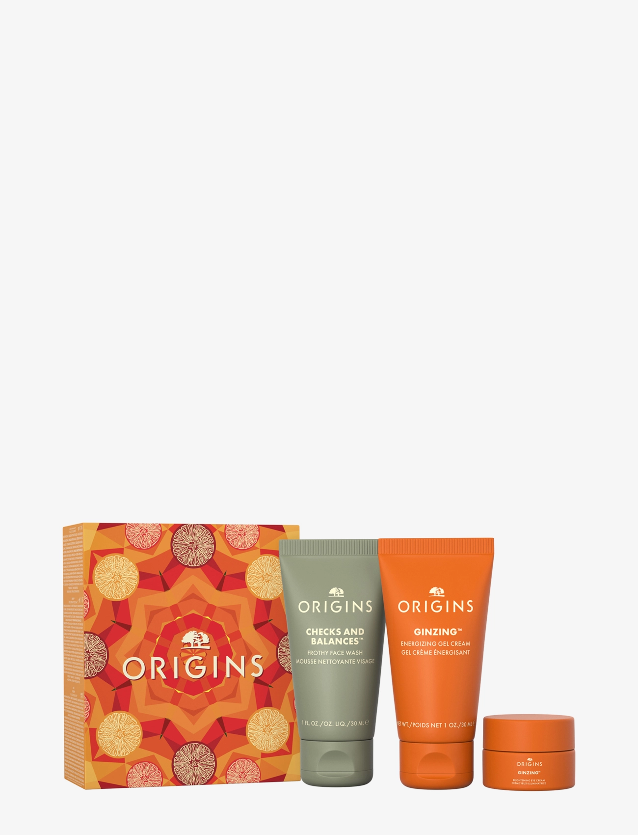 Origins Mini Travel Essentials Trio Gift Set, Skincare Sæt, Nude, Str: ONE SIZE