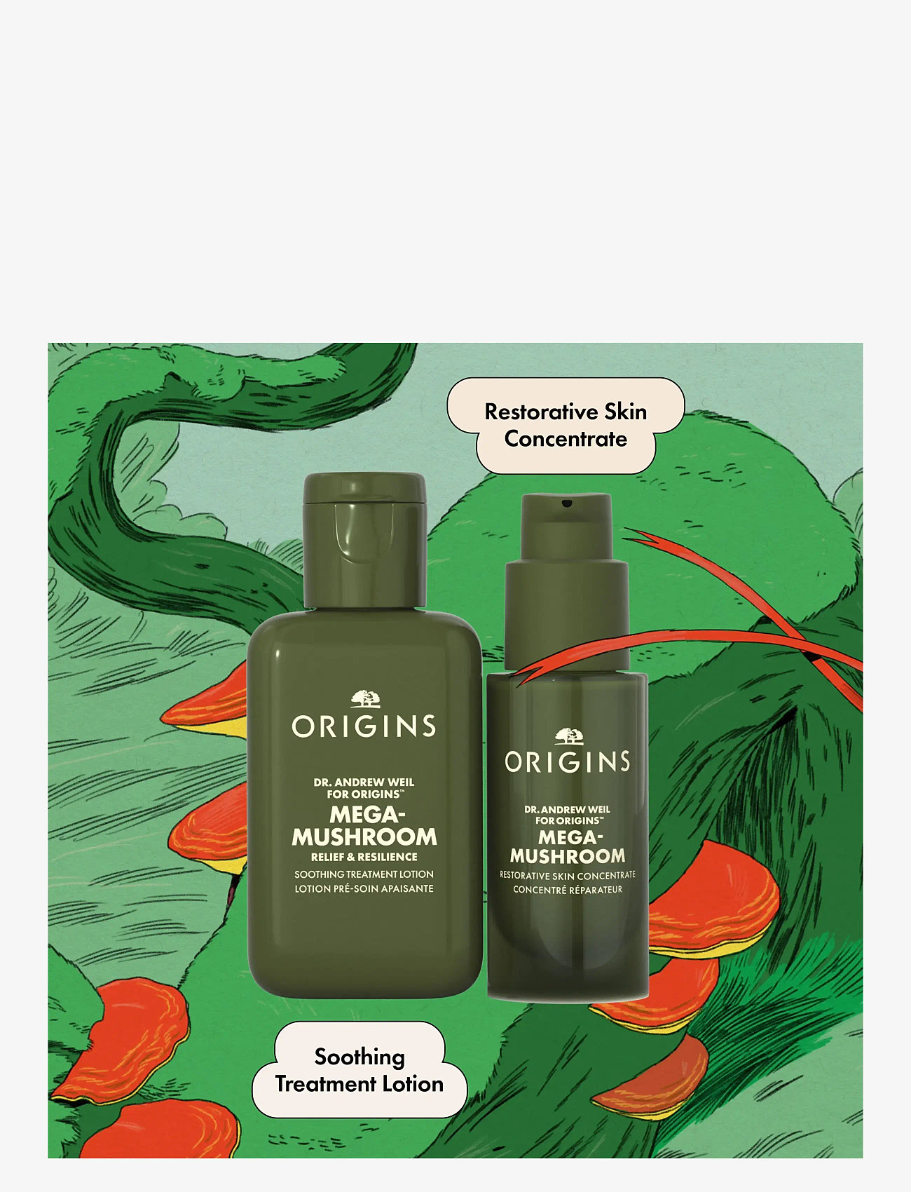 Origins - MEGA-MUSHROOM™ Calming Essentials Gift Set - miehille - no color - 2