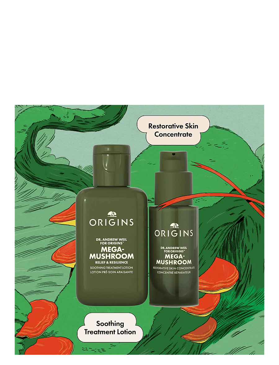 Origins - MEGA-MUSHROOM™ Calming Essentials Gift Set - handa honum - no color - 2