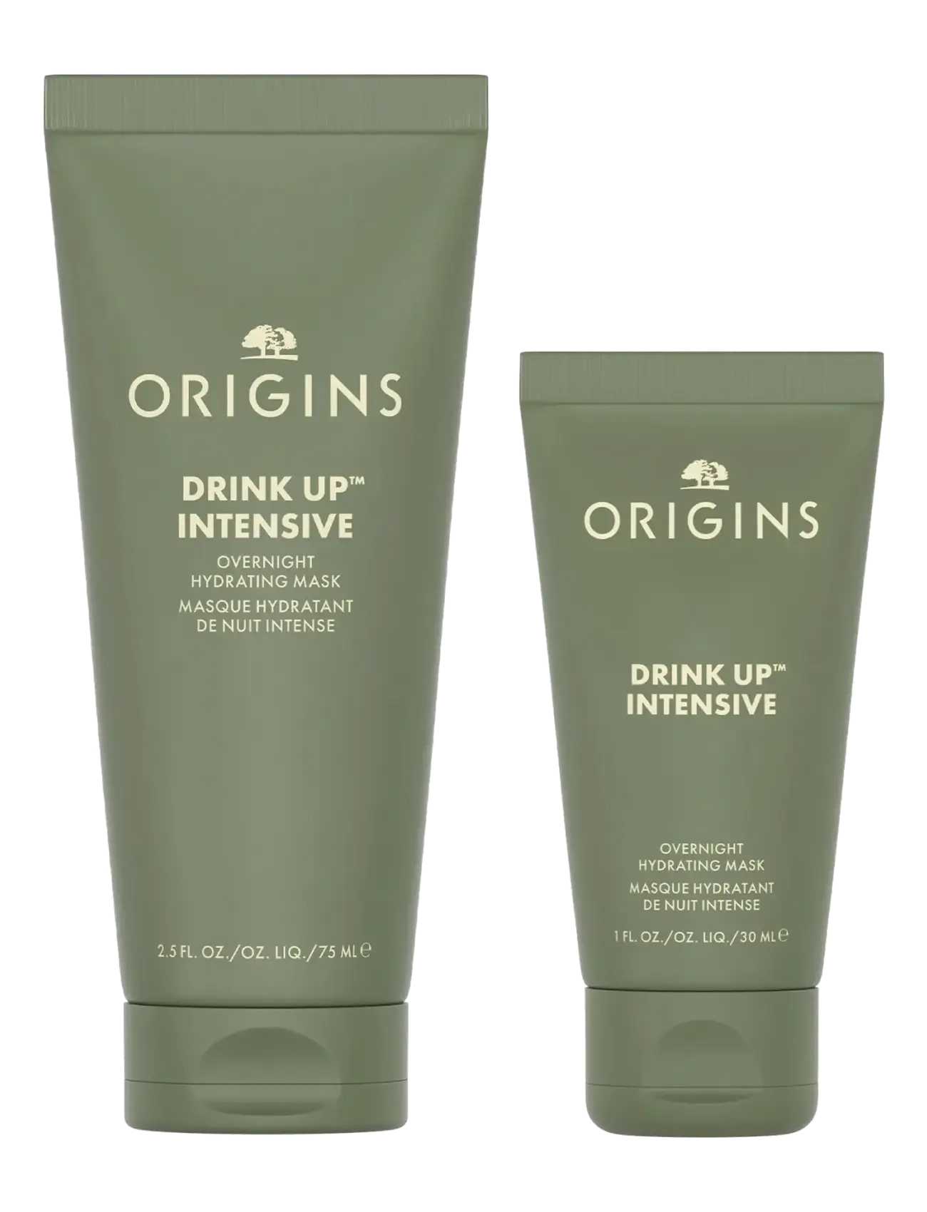 Origins - DRINK UP INTENSIVE OVERNIGHT HYDRATING MASK SET - til ham - clear - 1