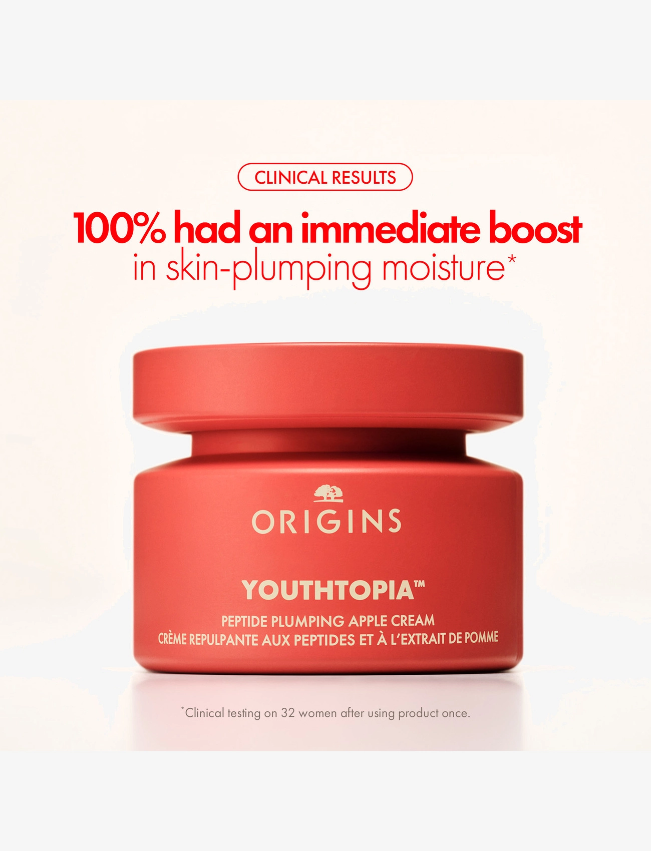Origins - Youthtopia Peptide Plumping Apple Cream - kosteusvoiteet - multi - 1