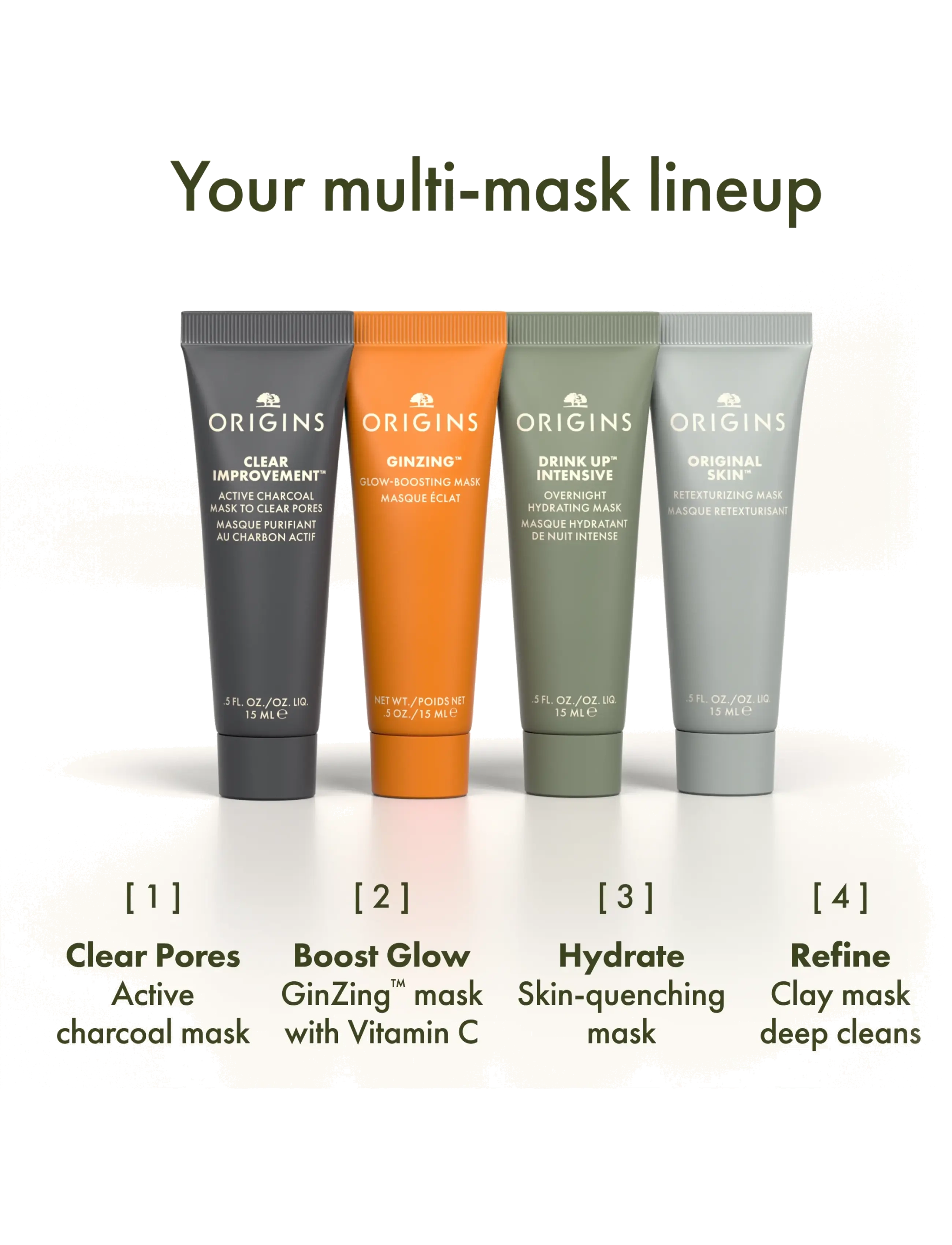 Origins - MINI MASK RITUALS SET - til ham - no color - 1