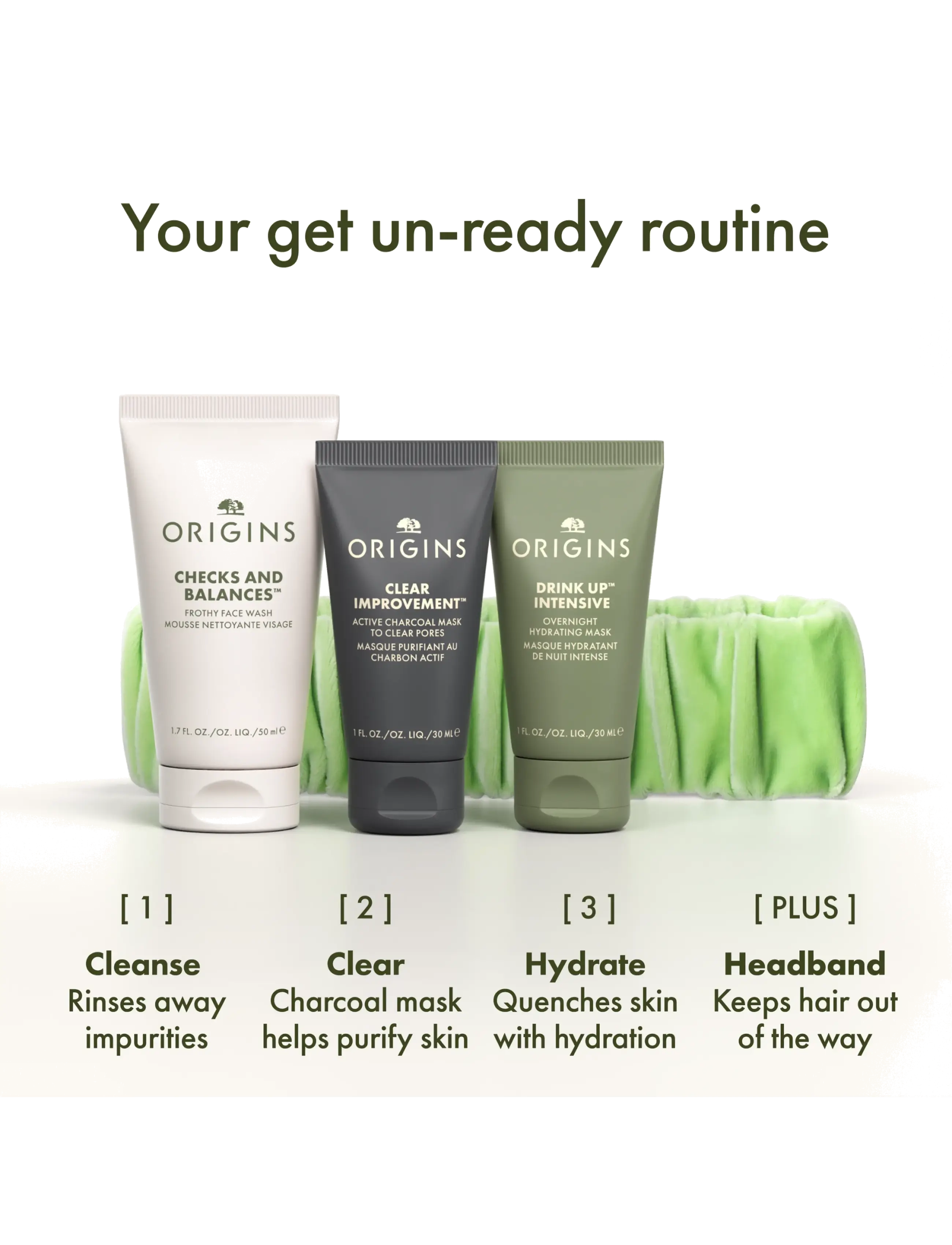 Origins - UNPLUG & UNWIND; CLEANSE & MASK SET - no color - 1