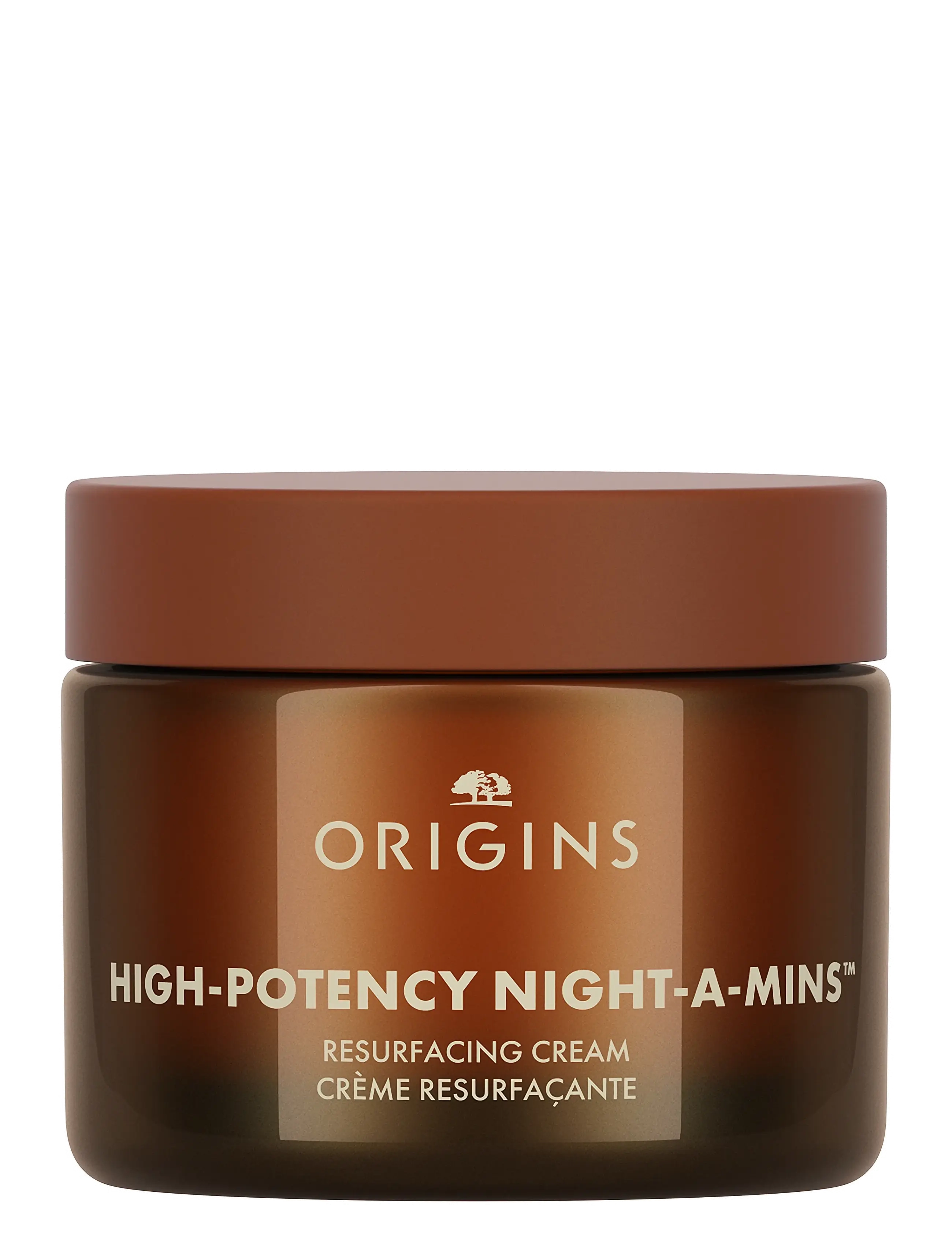 Origins High-Potency Night-A-Mins Resurfacing Hydrating Cream With Aha, Ansigt Vinegar & Dressing Bottless, Nude, Str: 50 ML