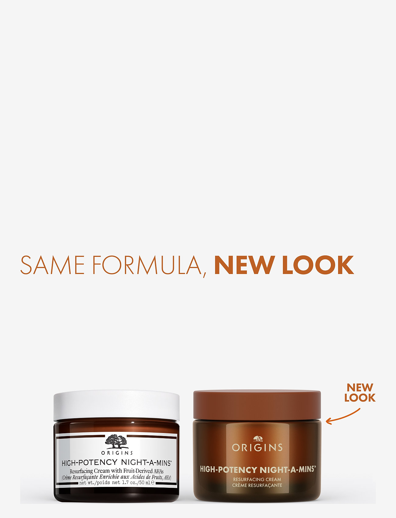 Origins - High-Potency Night-A-Mins Resurfacing Hydrating Cream with AHA - kosteusvoiteet - clear - 1