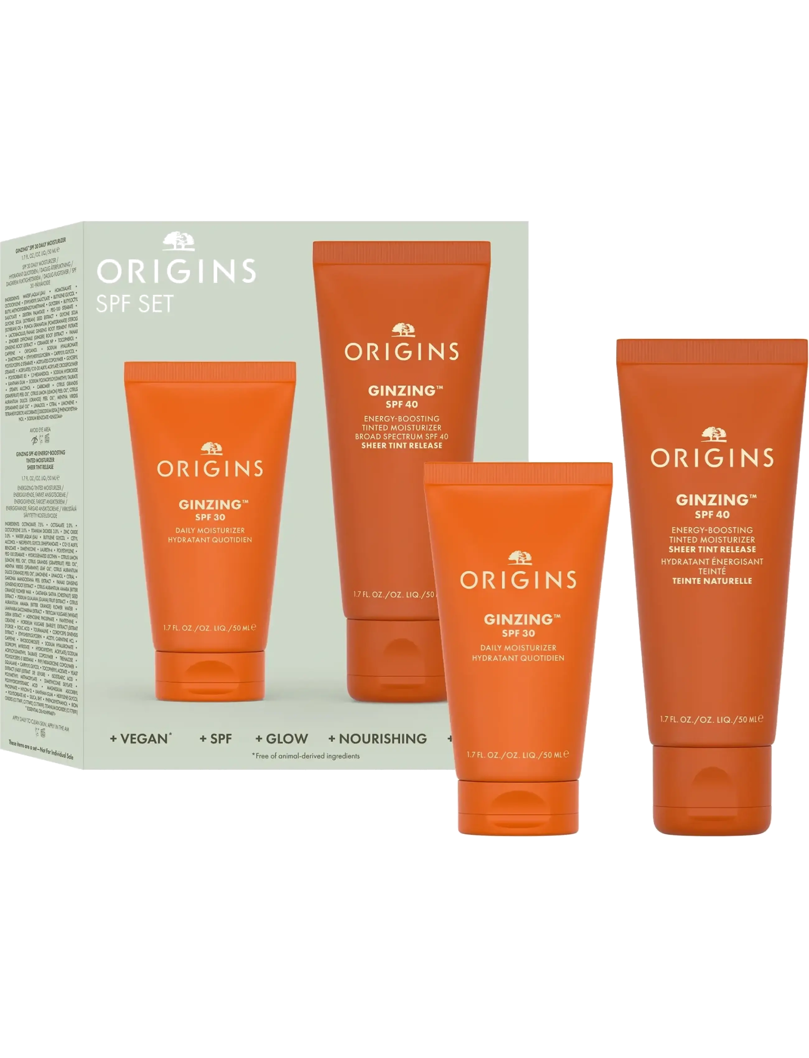 Origins Ginzing Set, Ansigt, Nude, Str: ONE SIZE