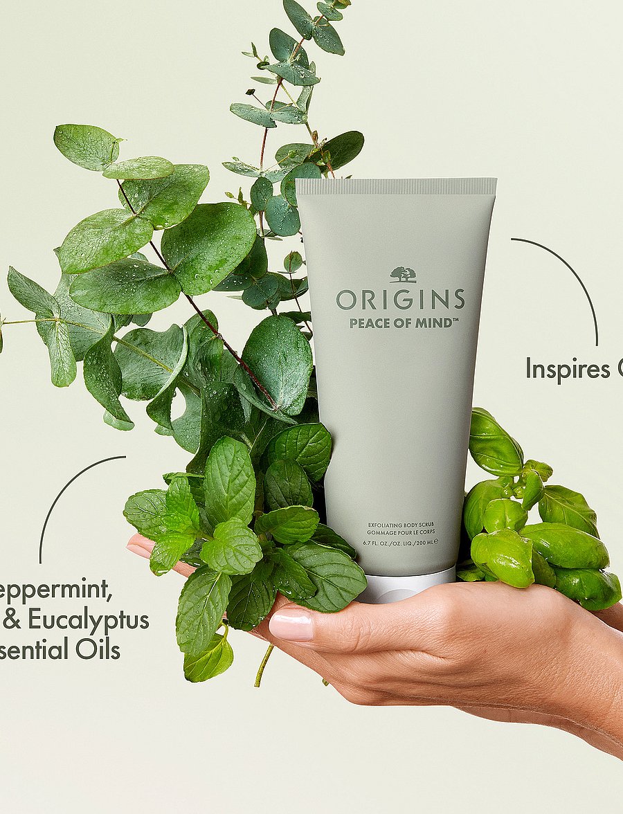 Origins - Peace of Mind Exfoliating Body Scrub - skrúbbar - líkami - clear - 0