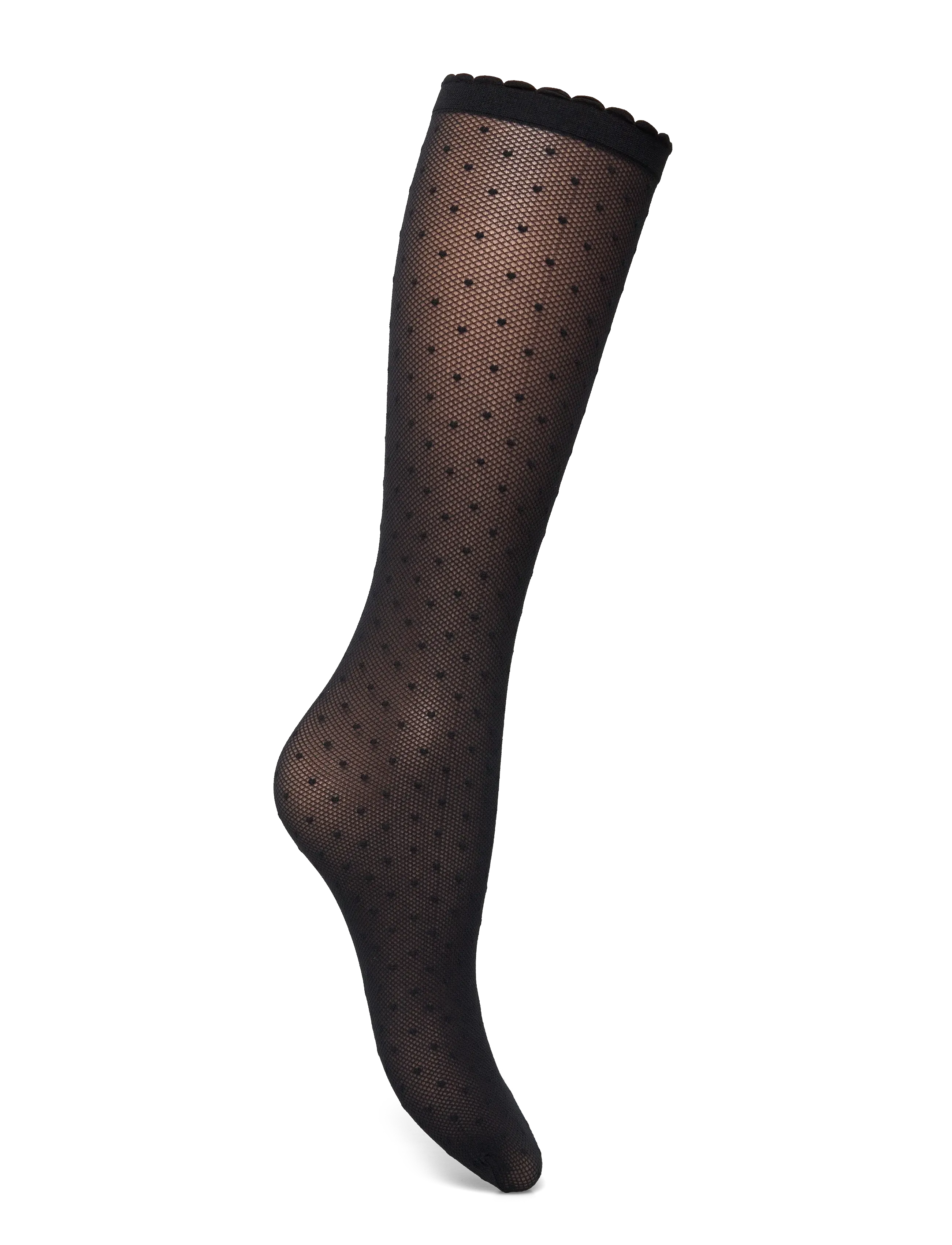 Oroblu - Oroblu Plumetis knee high - laveste priser - black - 2