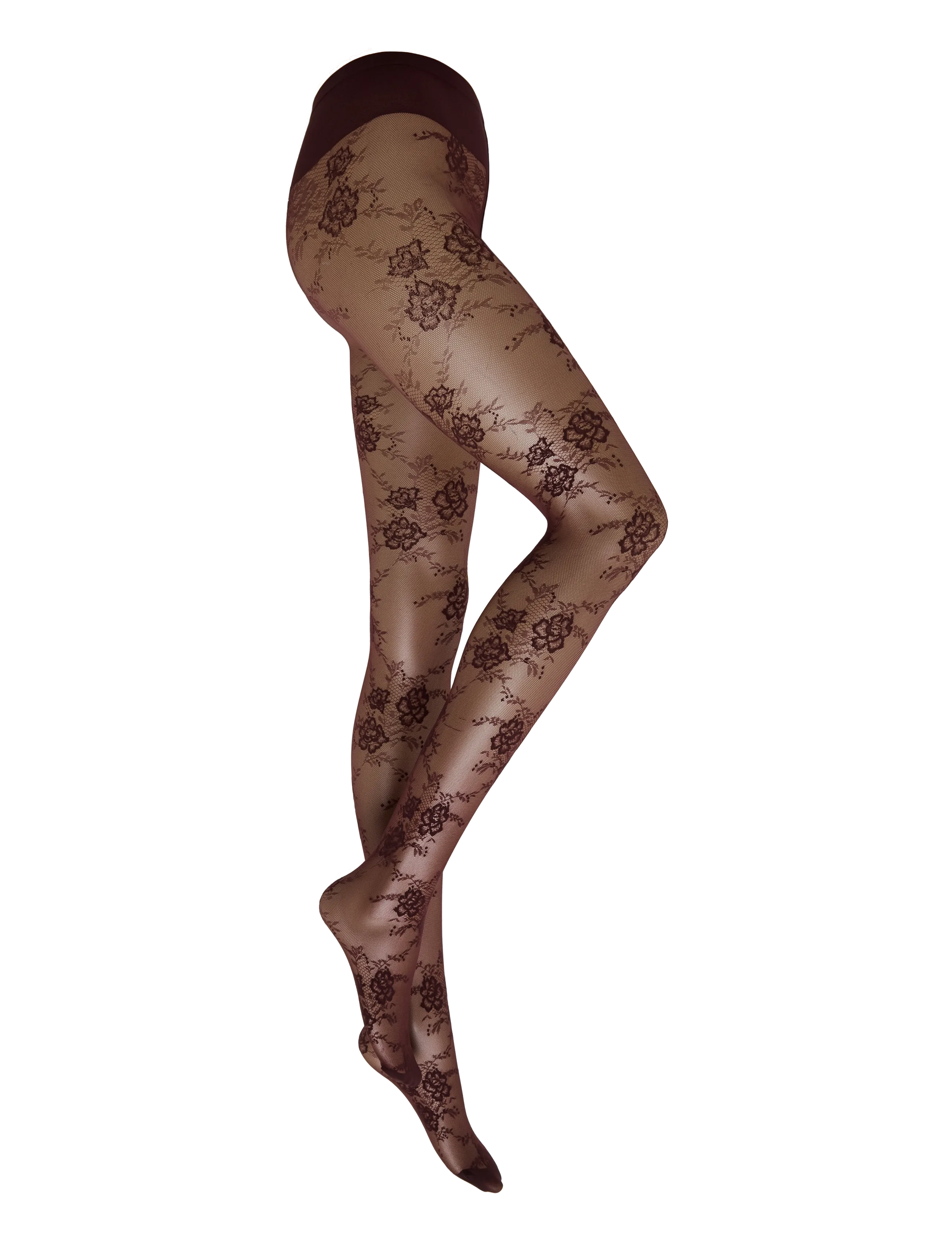 Oroblu - Oroblu Pure lace tights 20 den - special occasions - bordeaux 11 - 2