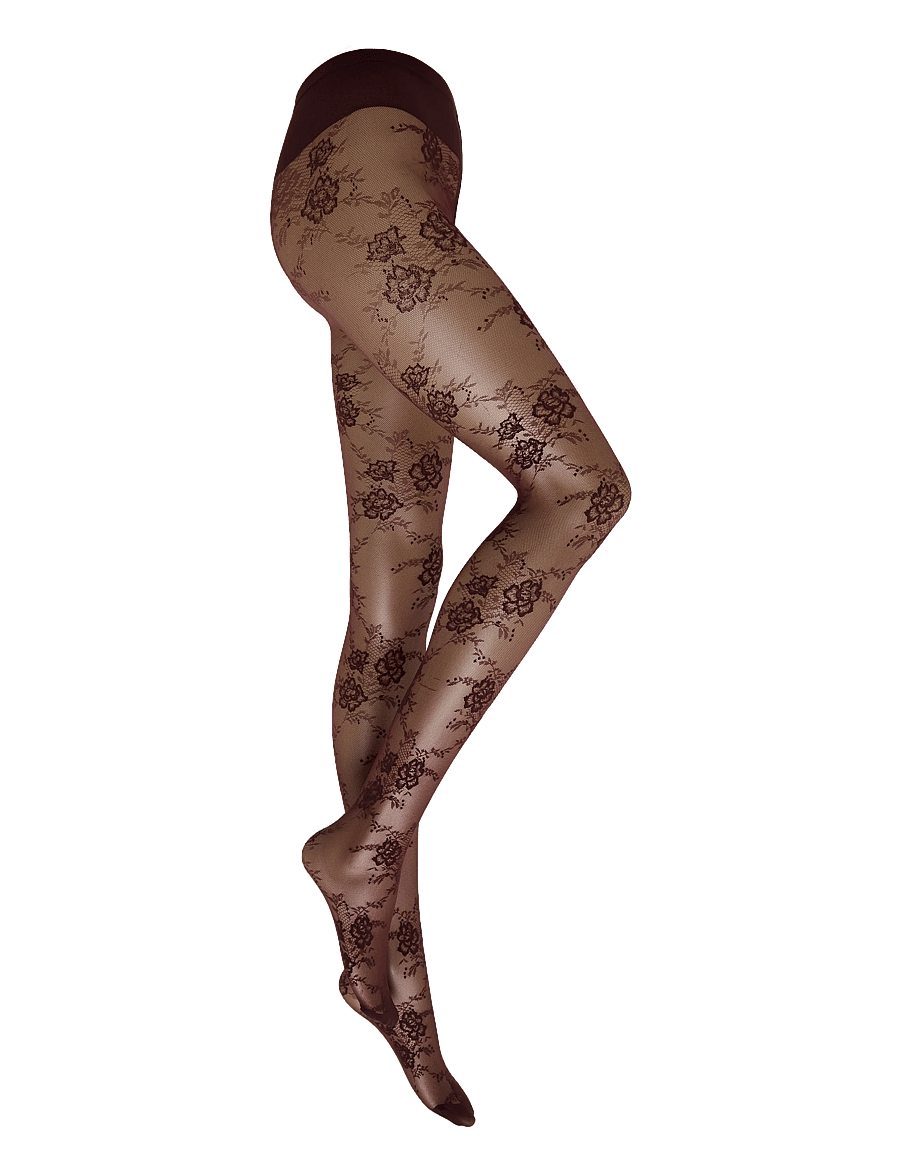 Oroblu - Oroblu Pure lace tights 20 den - special occasions - bordeaux 11 - 2