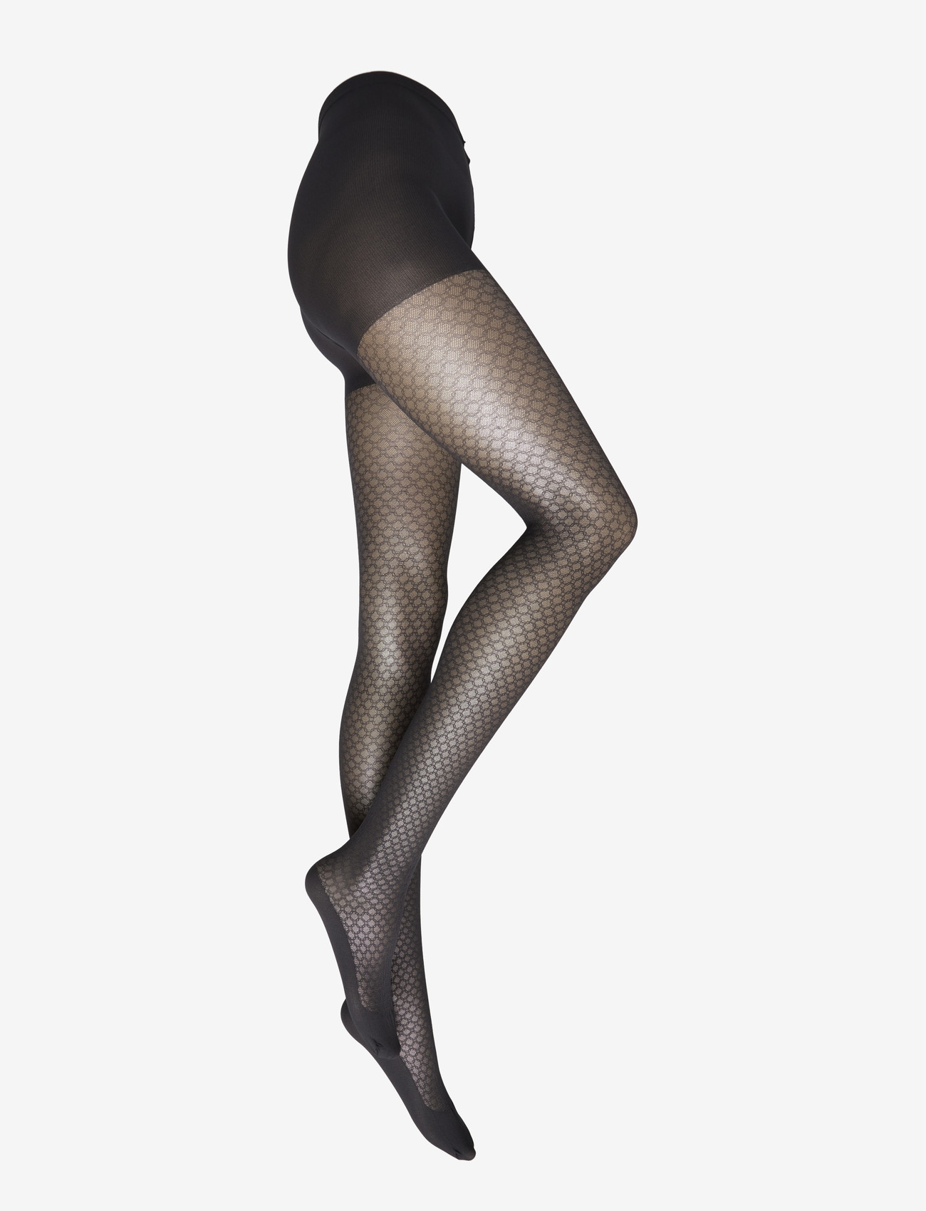 Oroblu - Oroblu Eco sneakers pattern tights - laveste priser - black chain - 1