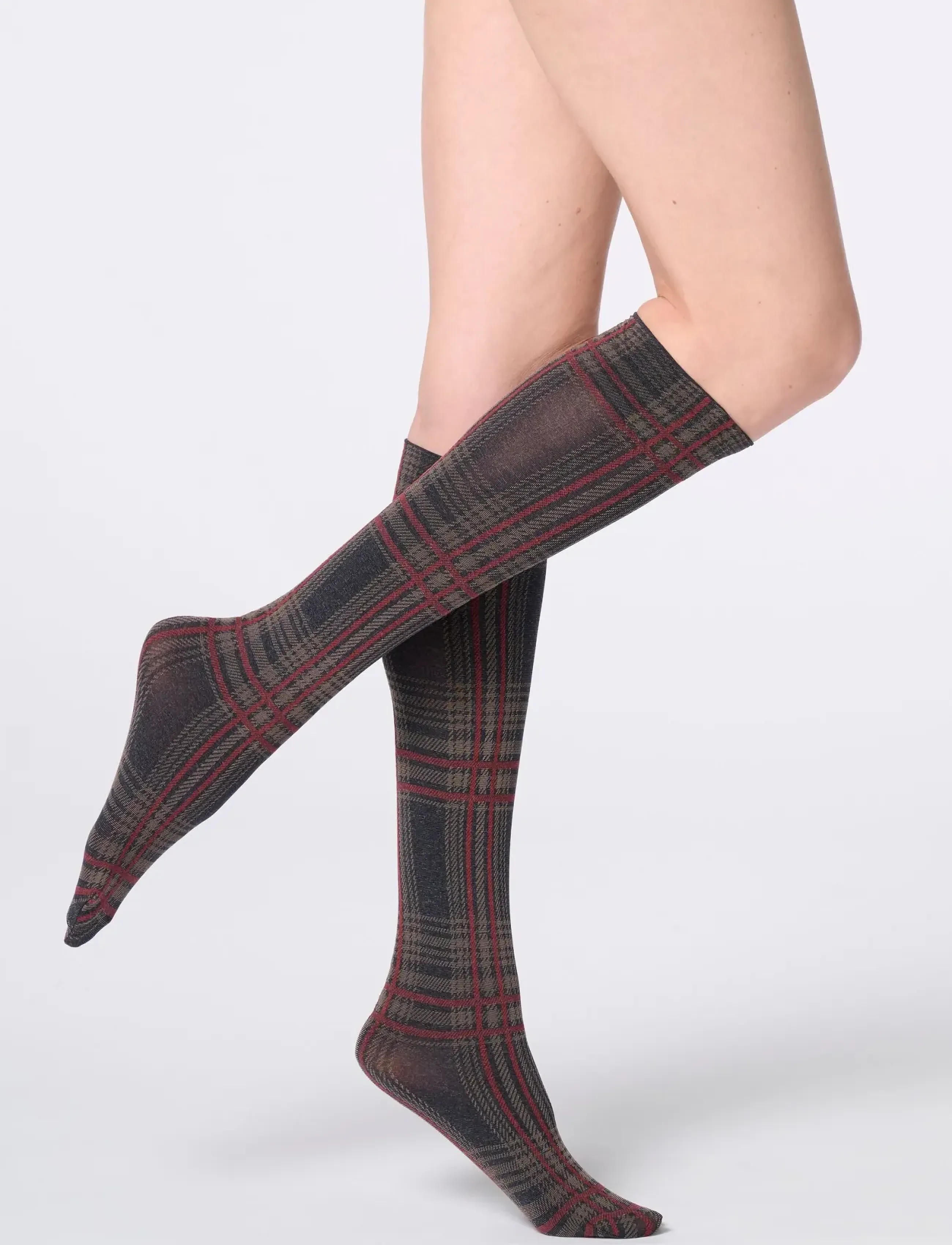Oroblu - Oroblu Scottish flair knee-highs 60 - knee-high socks - black - 0